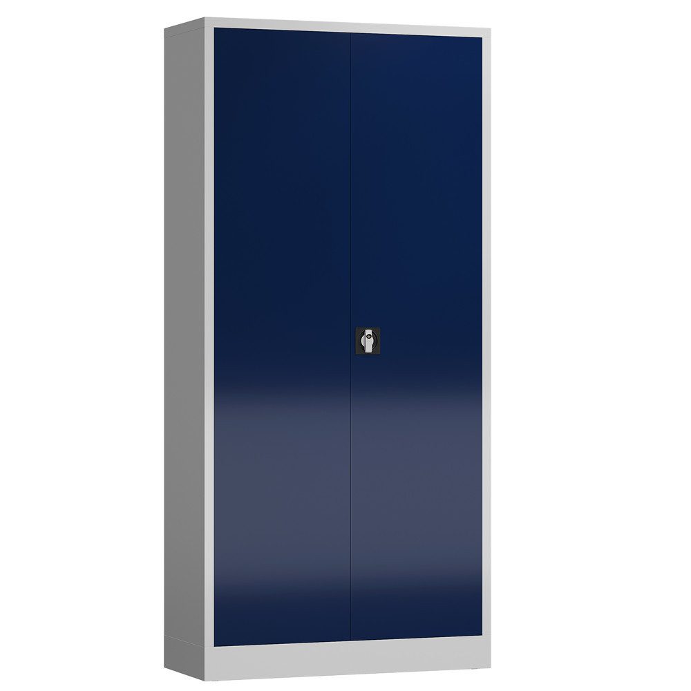 Steelboxx Mehrzweckschrank Aktenschrank 195x92x60cm Büro Metallschrank günstig online kaufen