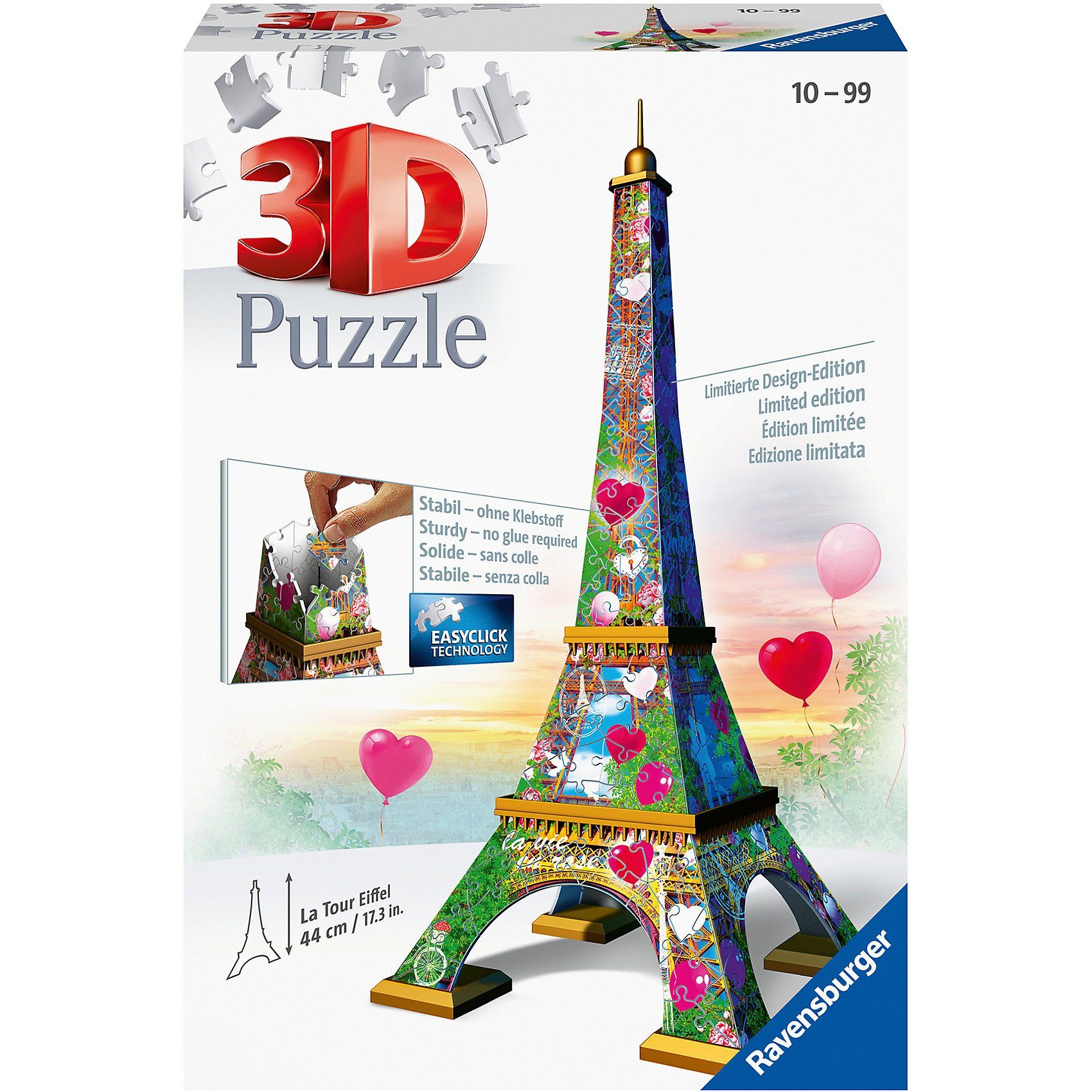Ravensburger 3D-Puzzle Eiffelturm Love Edition, 216 Teile online kaufen