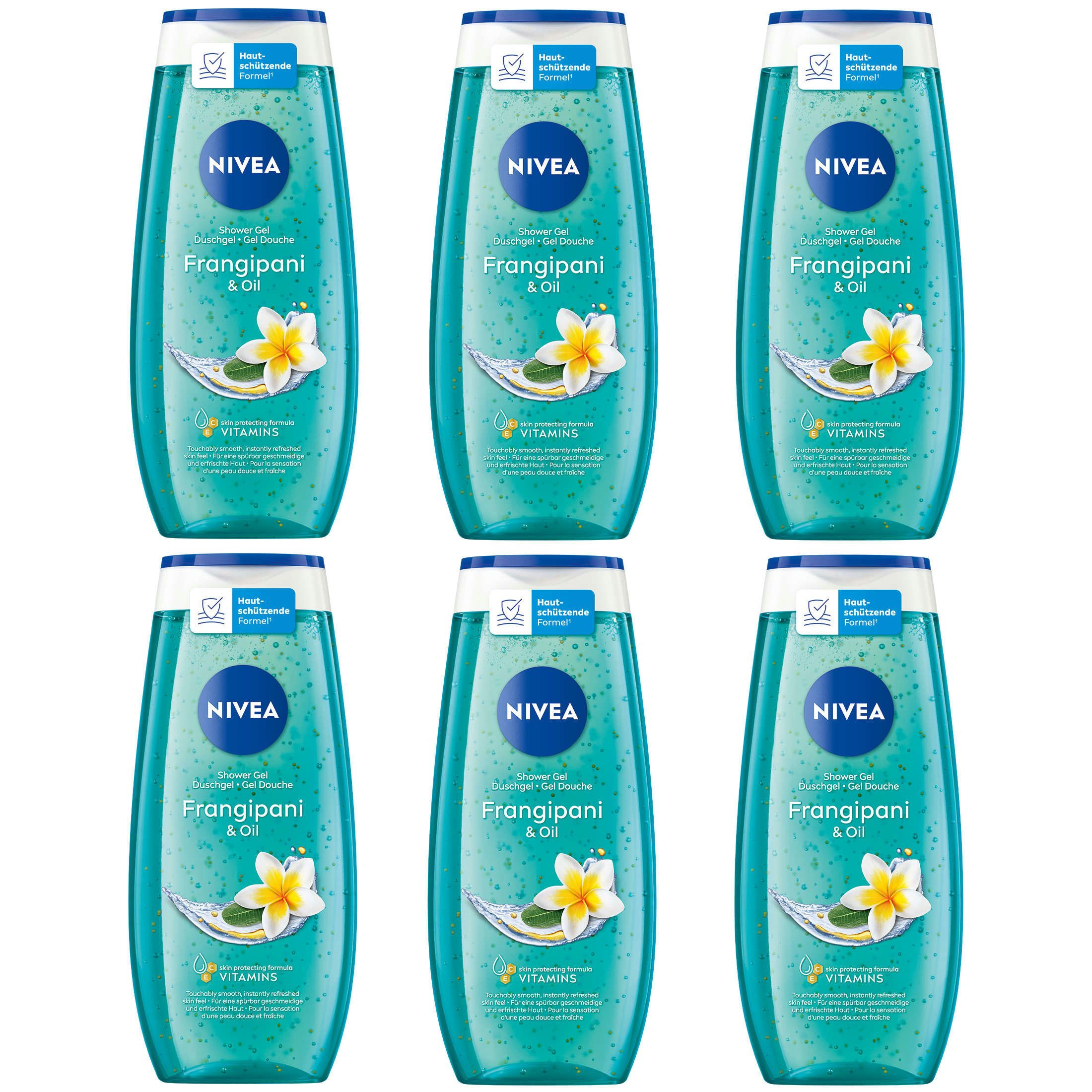 Duschgel Frangipani & Oil 6 x 250 ml
