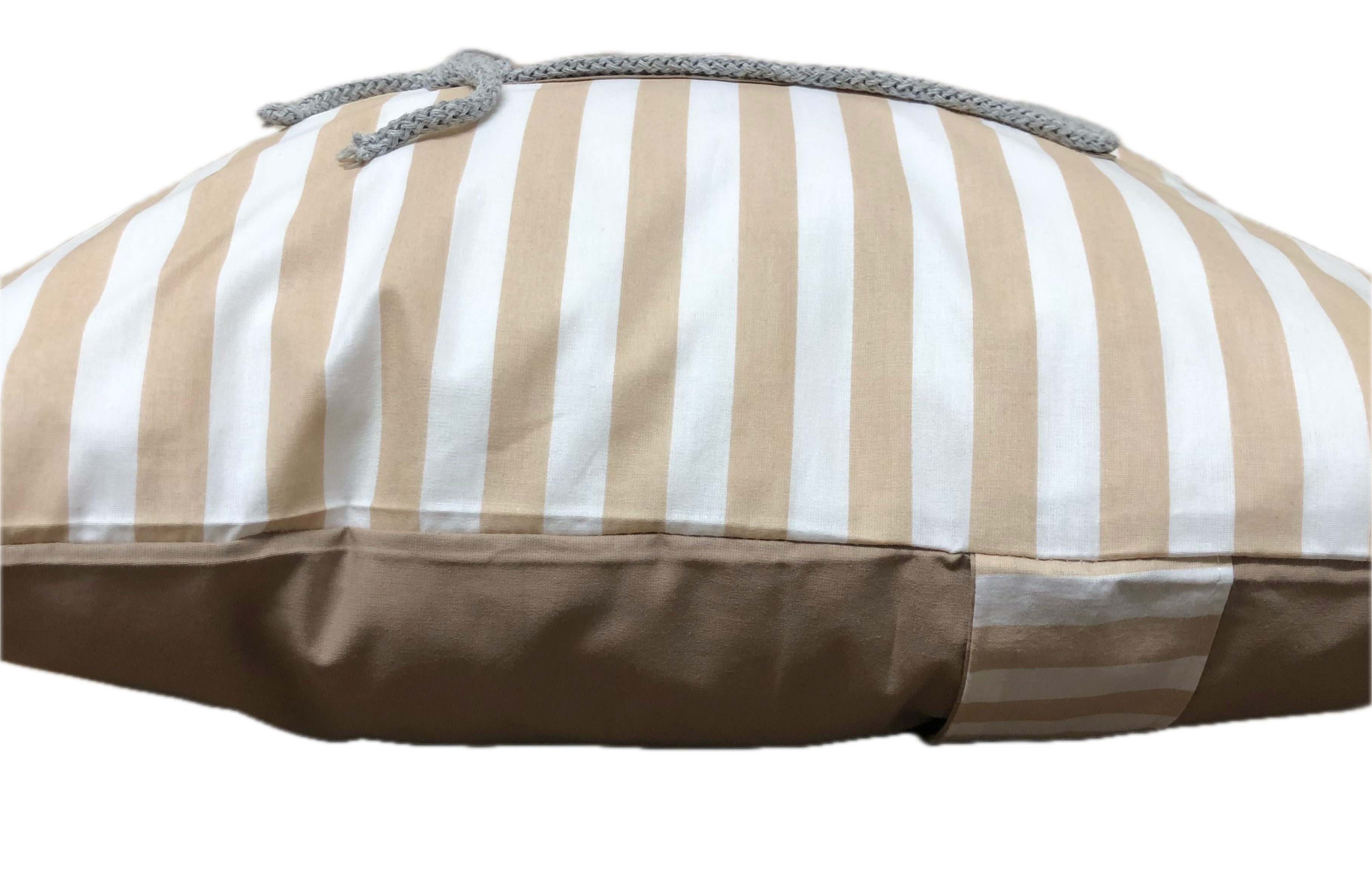 Ammerkind Dekokissen Maritime Kissenhülle, Landhausstil Kissenbezug * Kompass * beige/weiß, 100% Handarbeit