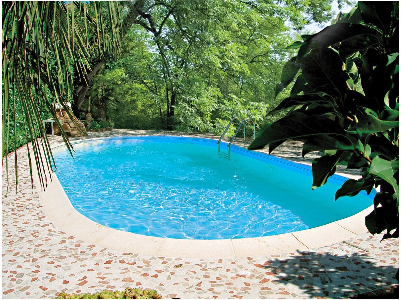 Thumbnail - Clear Pool Ovalpool TAHITI (Set, 9-tlg), 623x360x120 cm