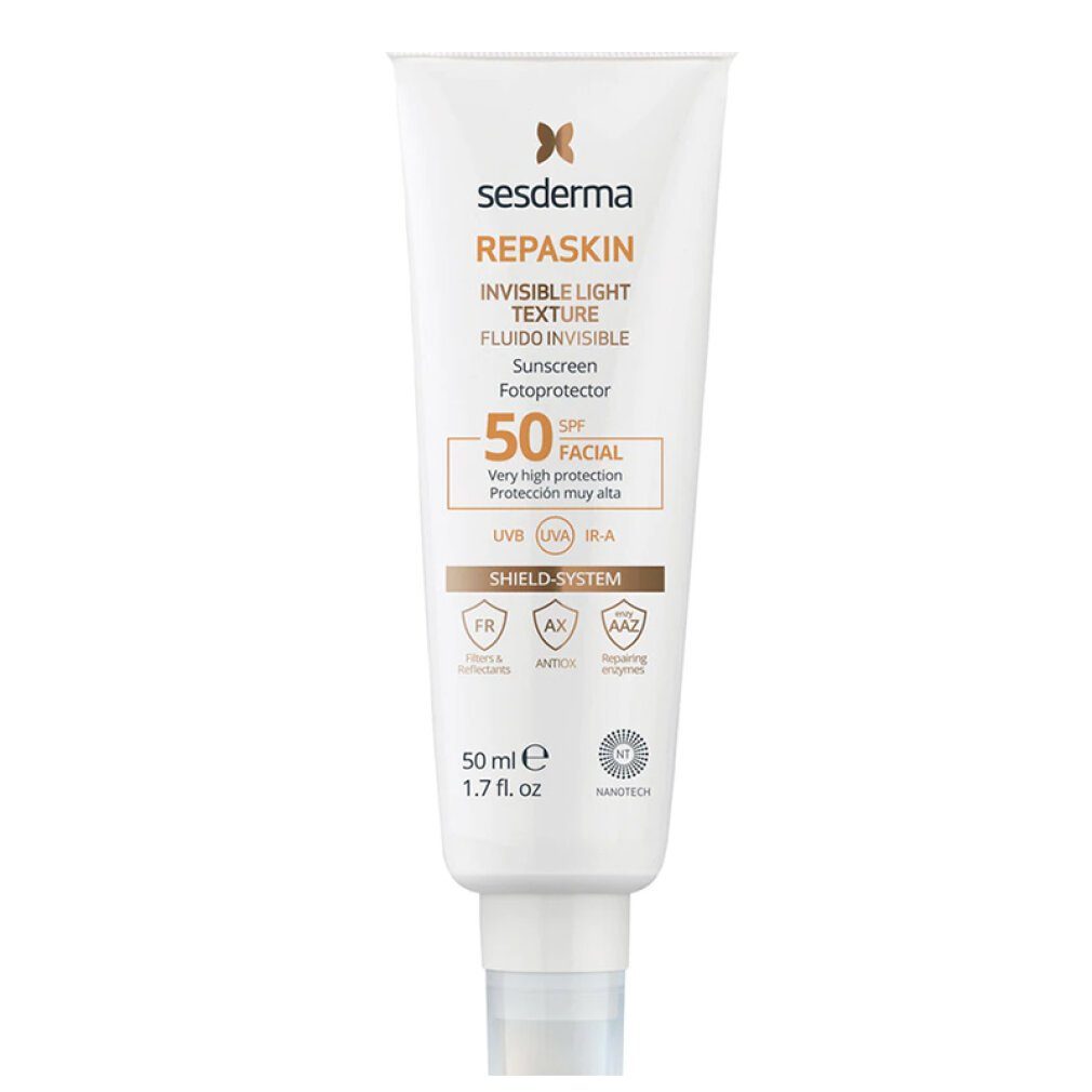 Sesderma Sonnenschutzpflege REPASKIN FACIAL SPF50 fluido invisible 50 ml