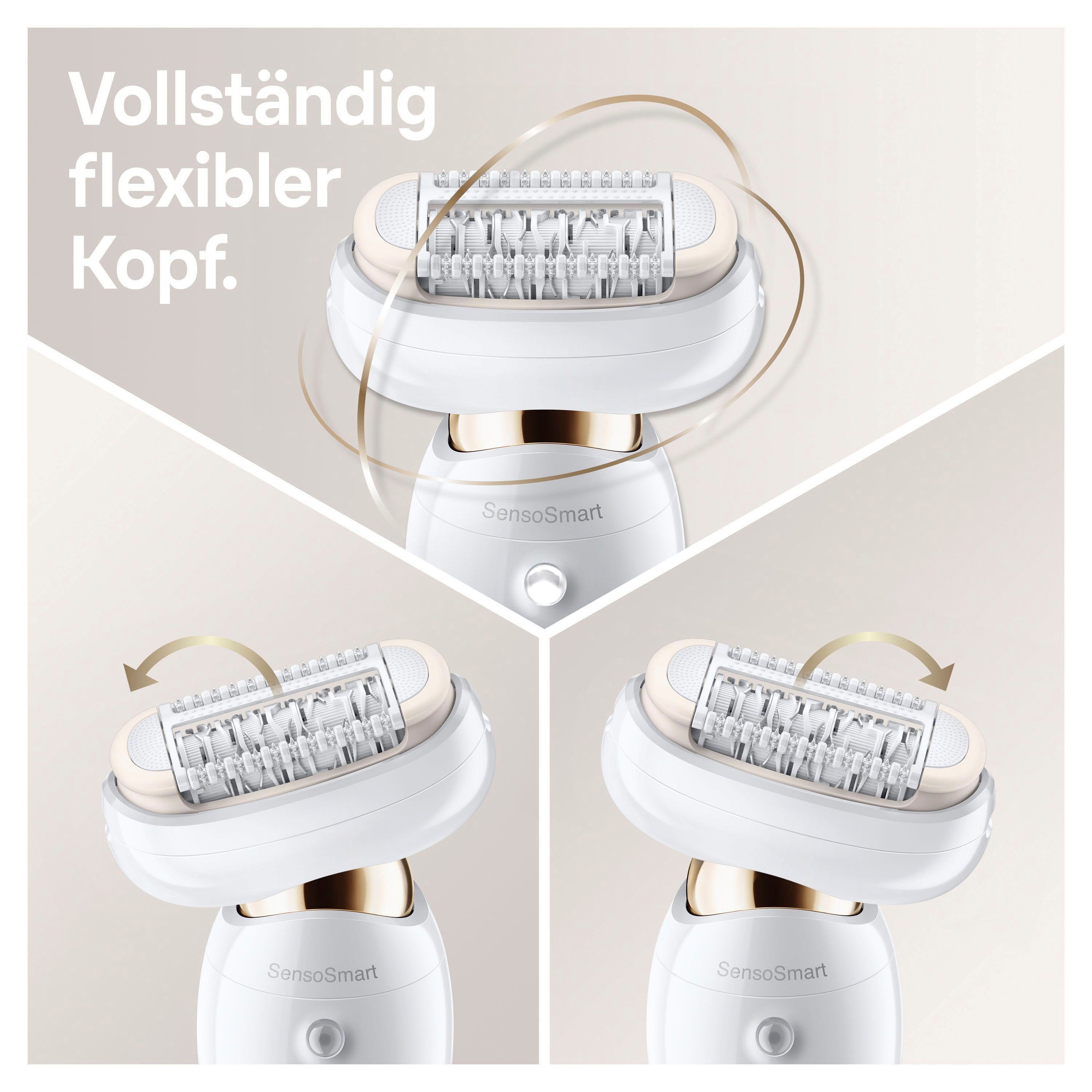 9-001, kabellose Wet Silk-épil mit Kopf 9 Epilierer Braun Flex Pinzetten Dry-Epilation, breiter & 40