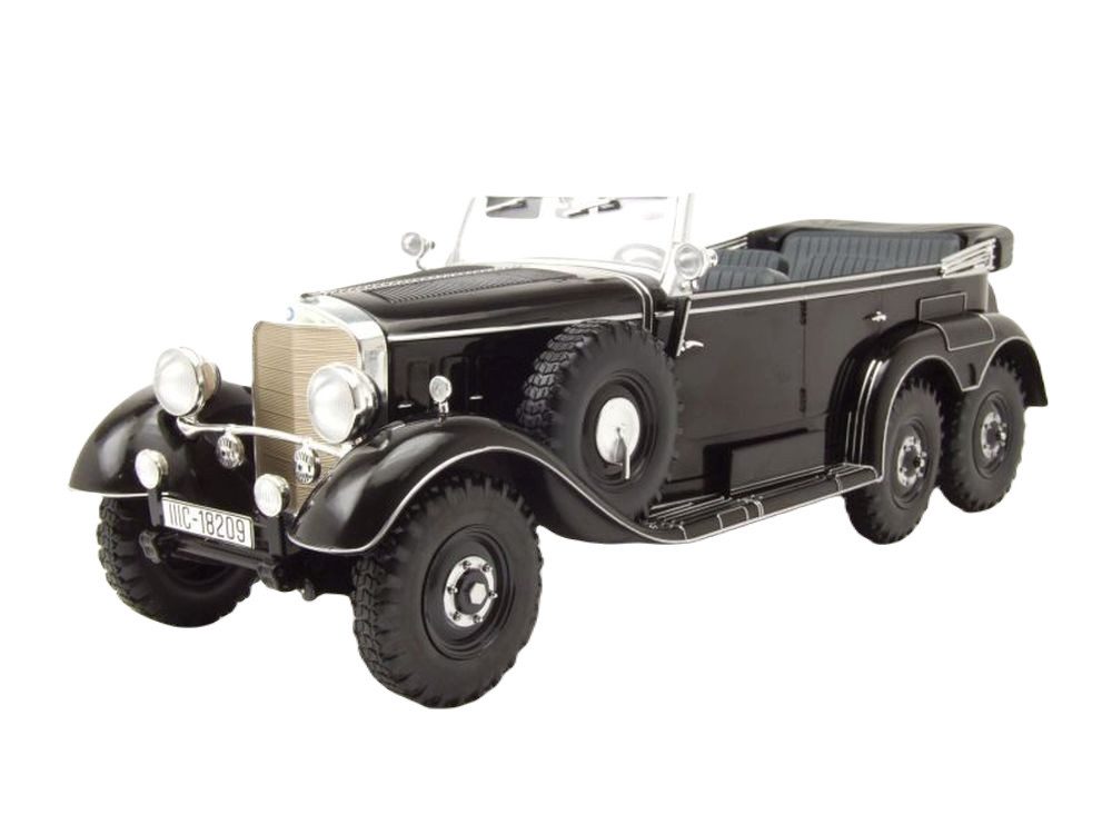 MCG Modellauto Mercedes G4 Cabrio W31 1938 schwarz, Maßstab 1:18