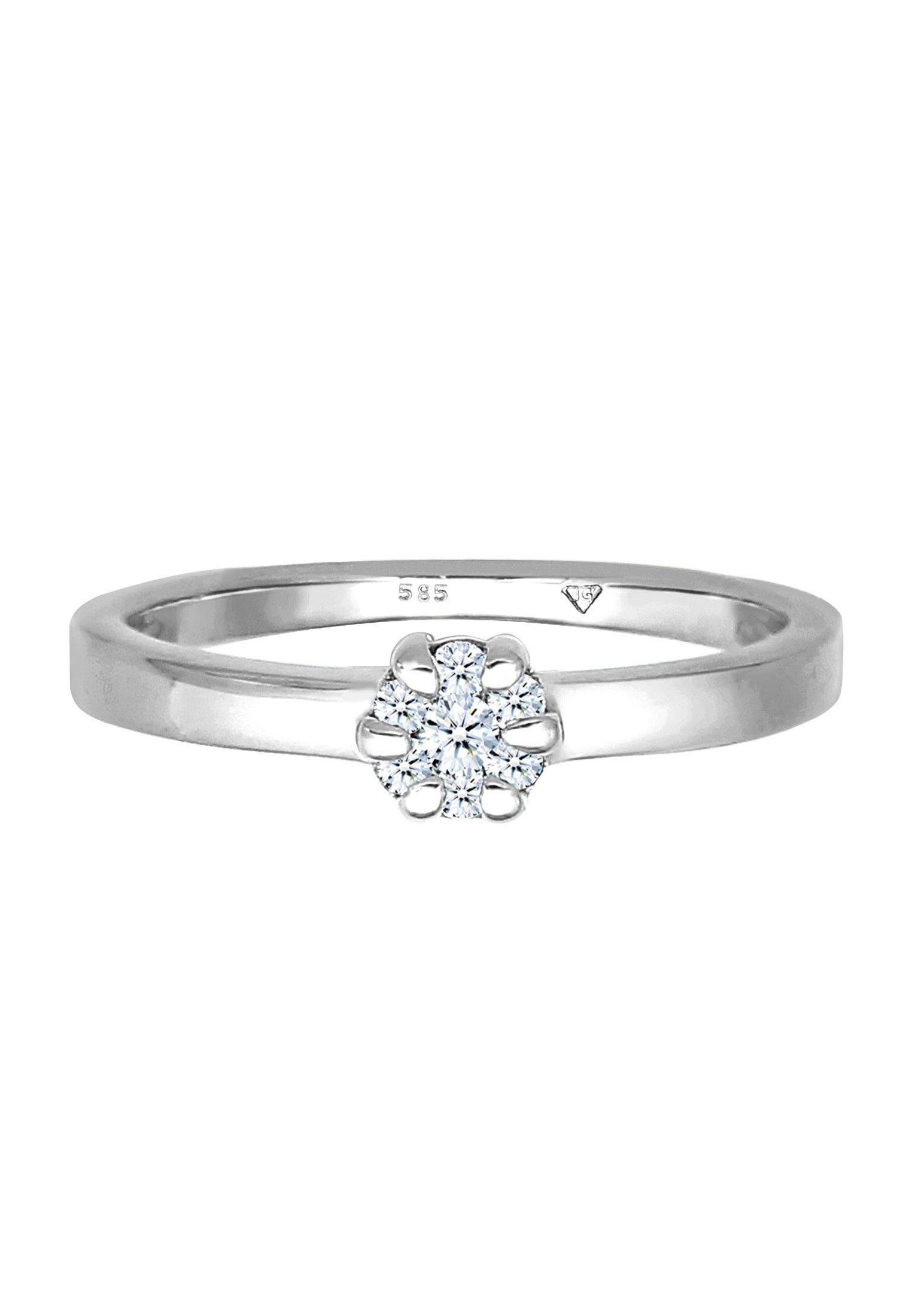 Elli DIAMONDS Verlobungsring Diamant Weiß Brillantschliff günstig online kaufen