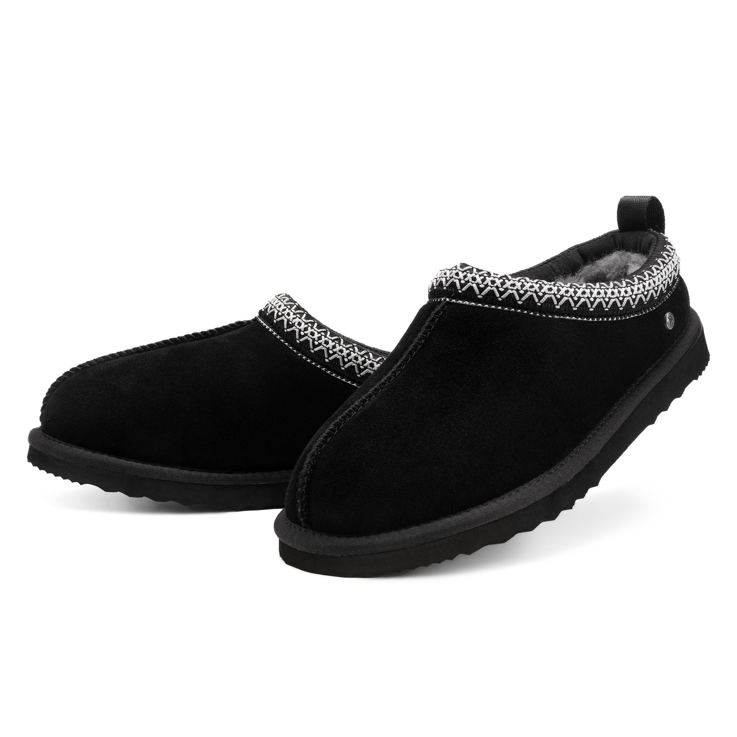 Parfeying Damen Pantoffeln TASZEN Style aus luxuriösem australischem Lammerfell Plüsch Hausschuhe echtem weicher Merinowolle 100% natürliche Materialien