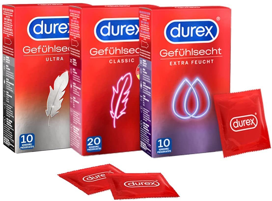 durex Kondome »Durex Kondom Mix- 40 hauchzarte Kondome« online kaufen ...