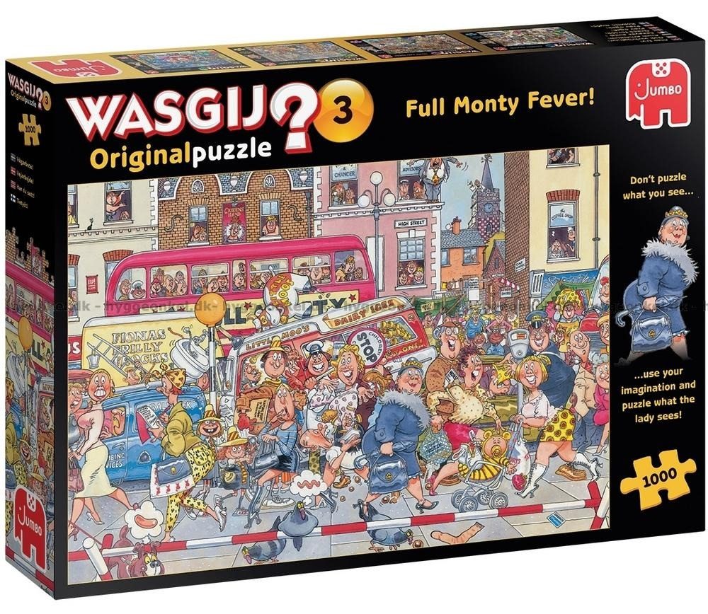 Jumbo Spiele Puzzle Jumbo Wasgij Original 3- 3 Full Monty Fever, Puzzleteile