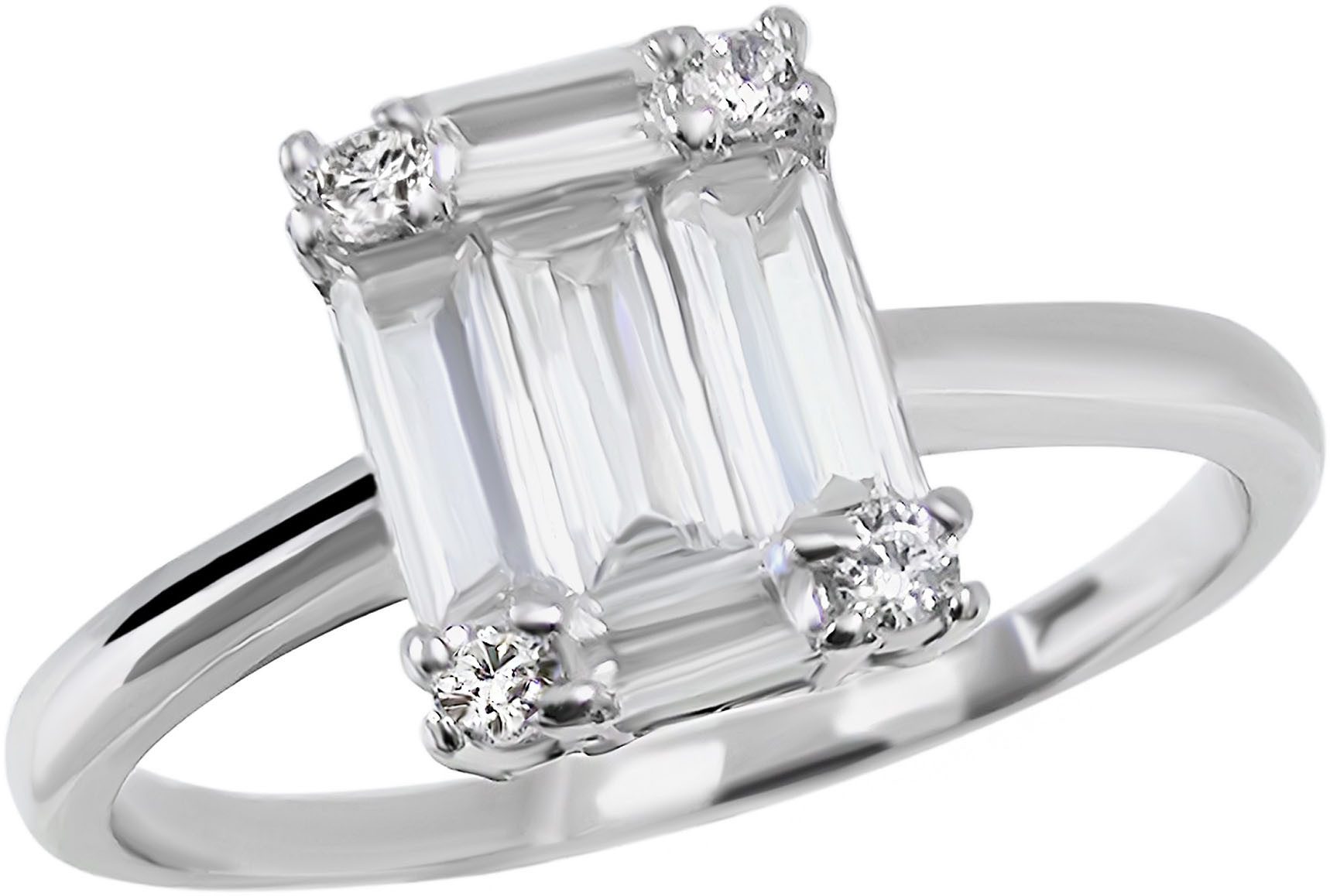 Firetti Fingerring Schmuck Geschenk Silber 925 Damenring Ring, mit Zirkonia (synth)