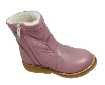 Angulus Angulus Winter Tex Boots Stiefel 2027 Leder Wolle Schuhe rose Schnürstiefelette
