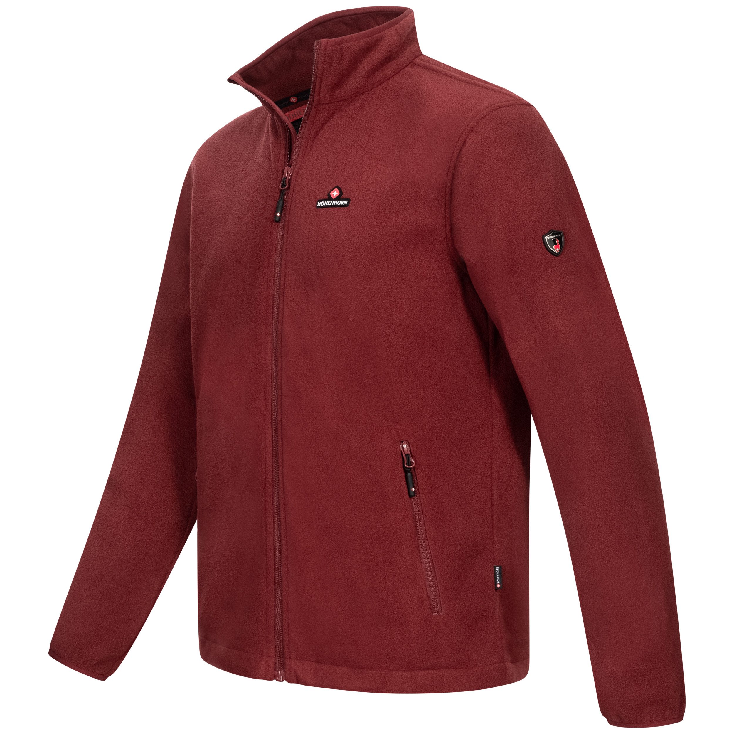 Höhenhorn Fleecejacke Badus Herren Fleece Jacke für Männer Outdoor Freizeit weicher Microfleece, Quick-Grip Paracord Zipper