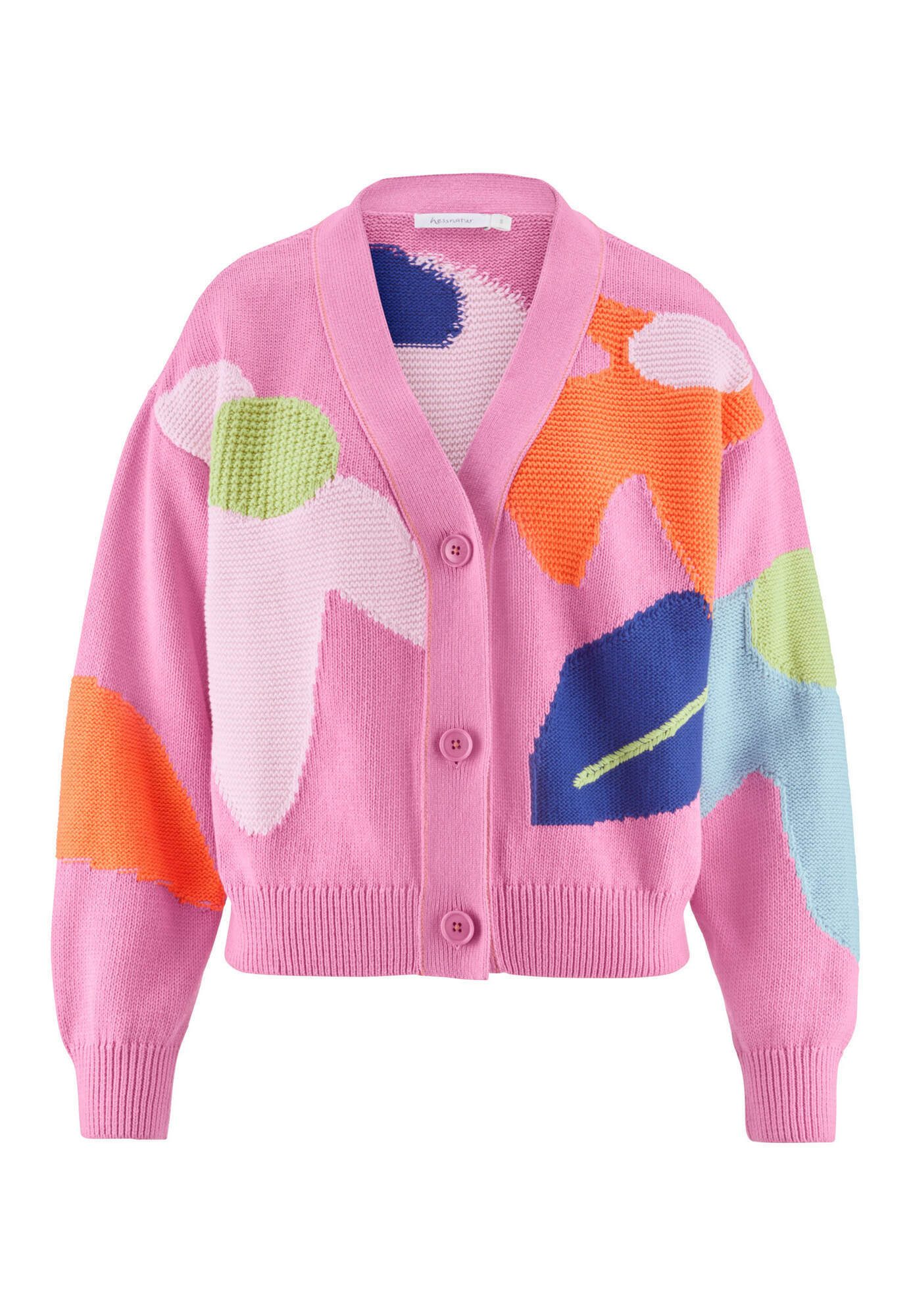 Hessnatur Strickjacke Relaxed aus reiner Bio-Baumwolle günstig online kaufen