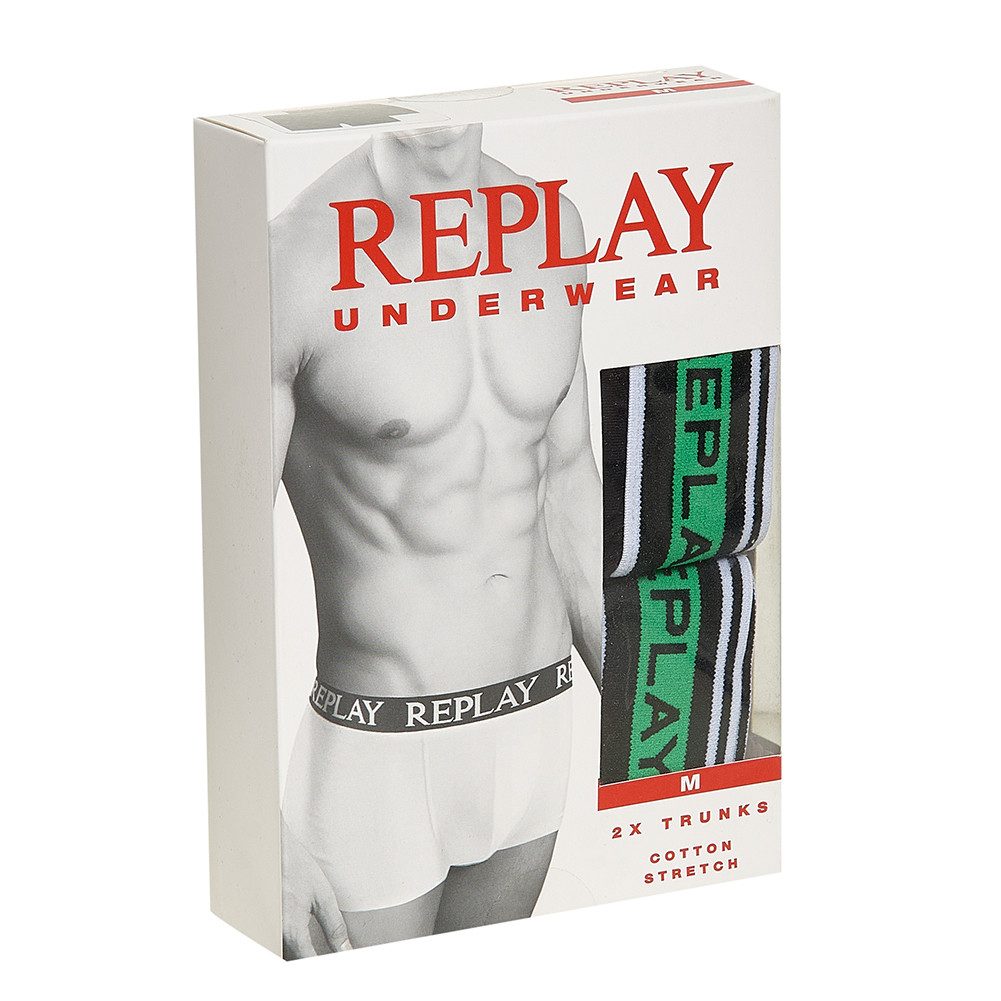 Replay Boxershorts Boxer Style Cuff Logo günstig online kaufen