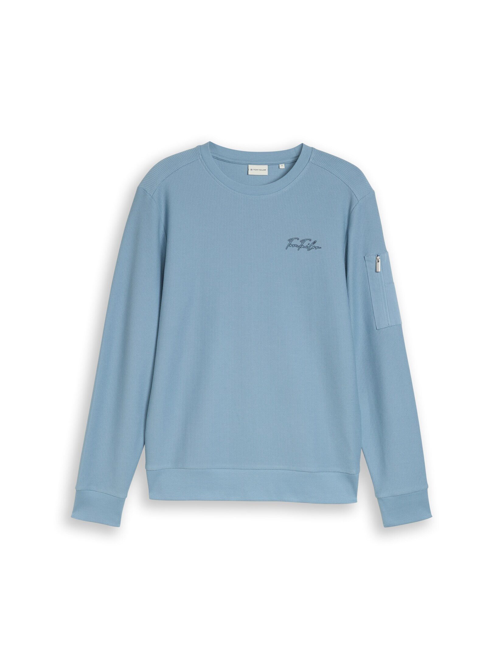 TOM TAILOR Sweatshirt Strick & Sweatshirts Sweatshirt mit Reißverschlusstasche
