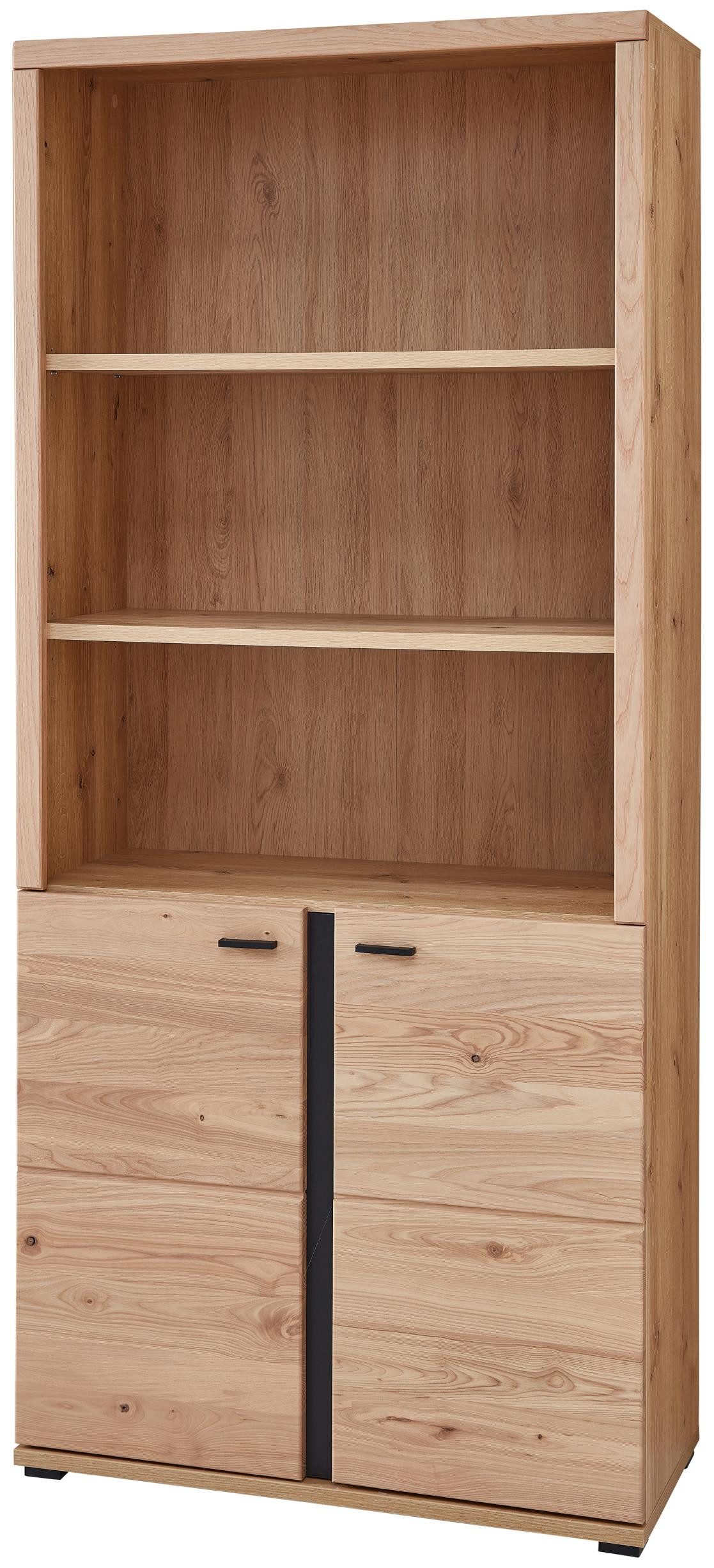 Mehrzweckschrank Büroschrank SONOS HU03 Front Altesche Massivholz gebürstet