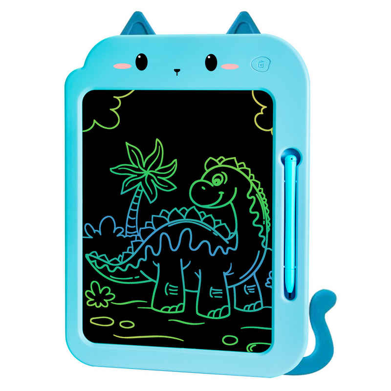 walkbee Zaubertafel Zaubertafel LCD Schreibtablett, 10-Zoll buntes Doodle Board für Kinder, (Packung, Grafiktablet, Griffel, elektronische Zeichnung Tablet Zeichnung Pads), Ideales Geschenk und Lernspielzeug,Geschenke für 3–6-Jährige