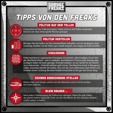 Garage Freaks Exzenter Poliermaschine Polierset - Liquid Elements T2000 V3 + Polierzubehör, (Polierset)