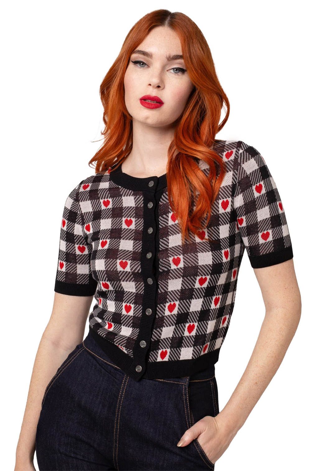 Hell Bunny Strickjacke Leonie Cardigan Vintage günstig online kaufen