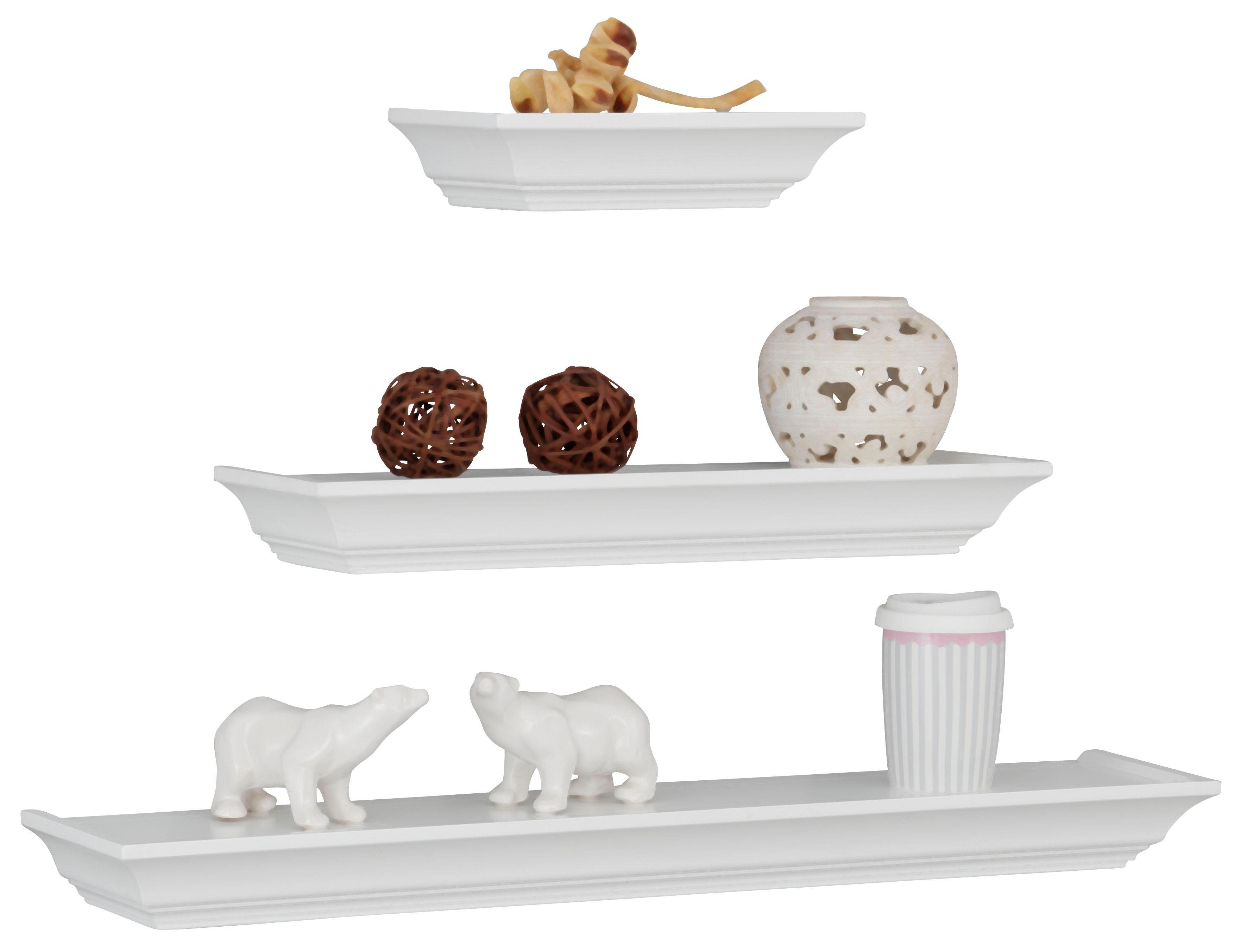 Home affaire Deko-Wandregal, Set 3-tlg., Wandkonsole, günstig online kaufen