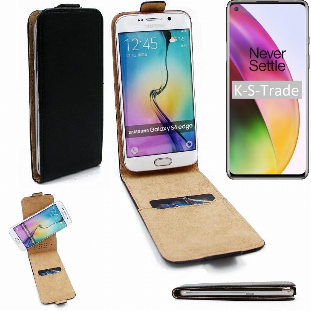 K-S-Trade Handyhülle für OnePlus 8, Schutz-Hülle Handy-Hülle Flipstyle 360° Smartphone Tasche