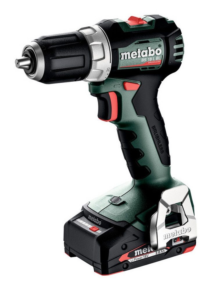 metabo Akku-Bohrschrauber BS 18 L BL, 18 V, max. 1700 U/min, 2 x 2 Ah Li-Ion in MetaBox