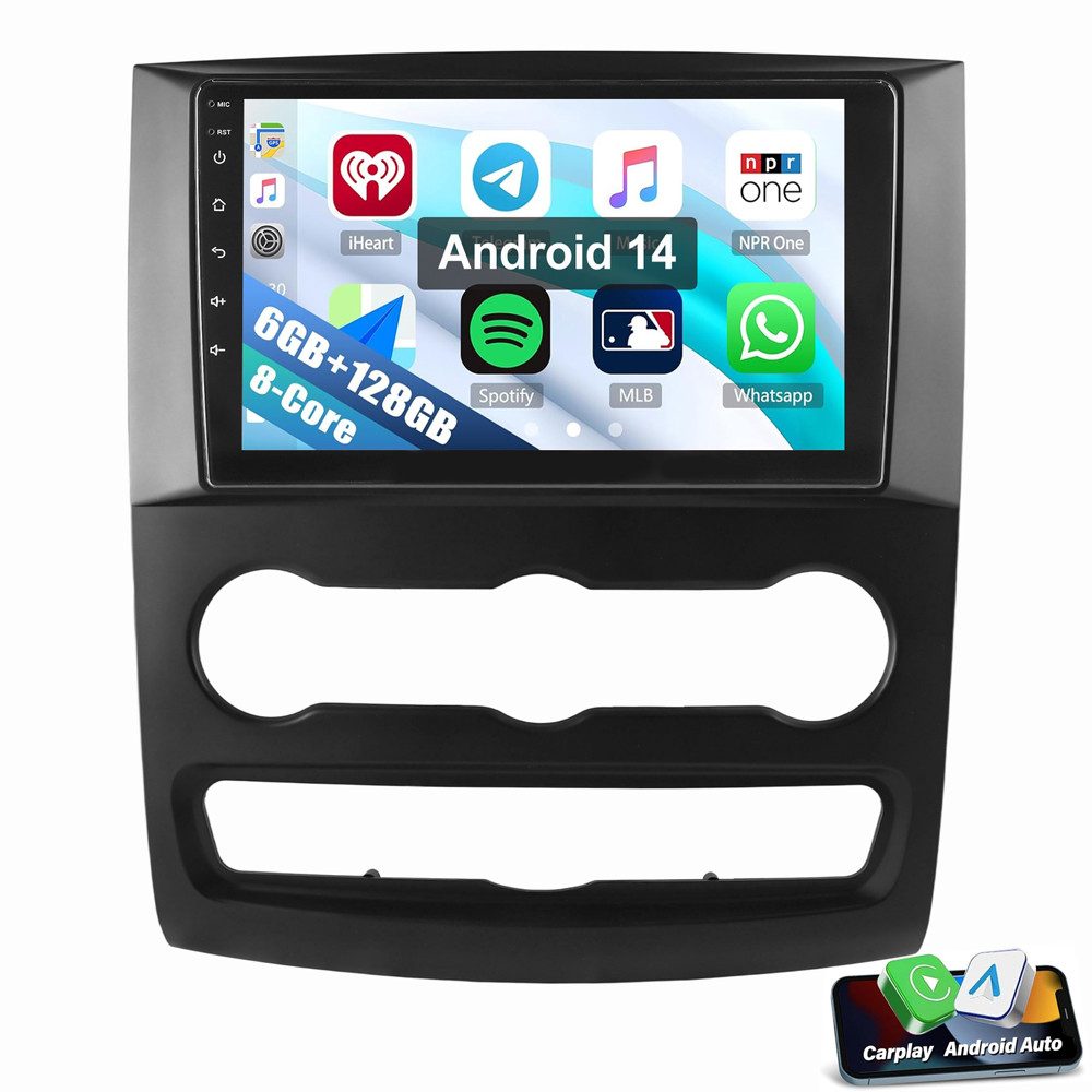 ESSGOO DAB+ 8Core Für Mercedes Benz Sprinter 06-17 VW Crafter 06-11 Autoradio (RDS, Digitalradio (DAB), FM, AM, 4G LTE Drahtlos Carplay und Android Auto Octa-Core)