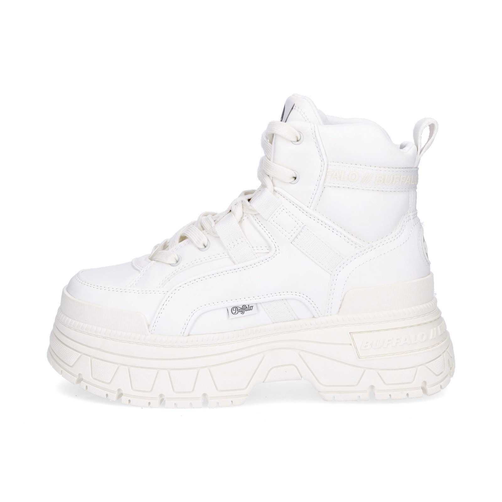 Buffalo Buffalo Damen Schnürboot Fusion Hyb Mid offwhite Schnürboots