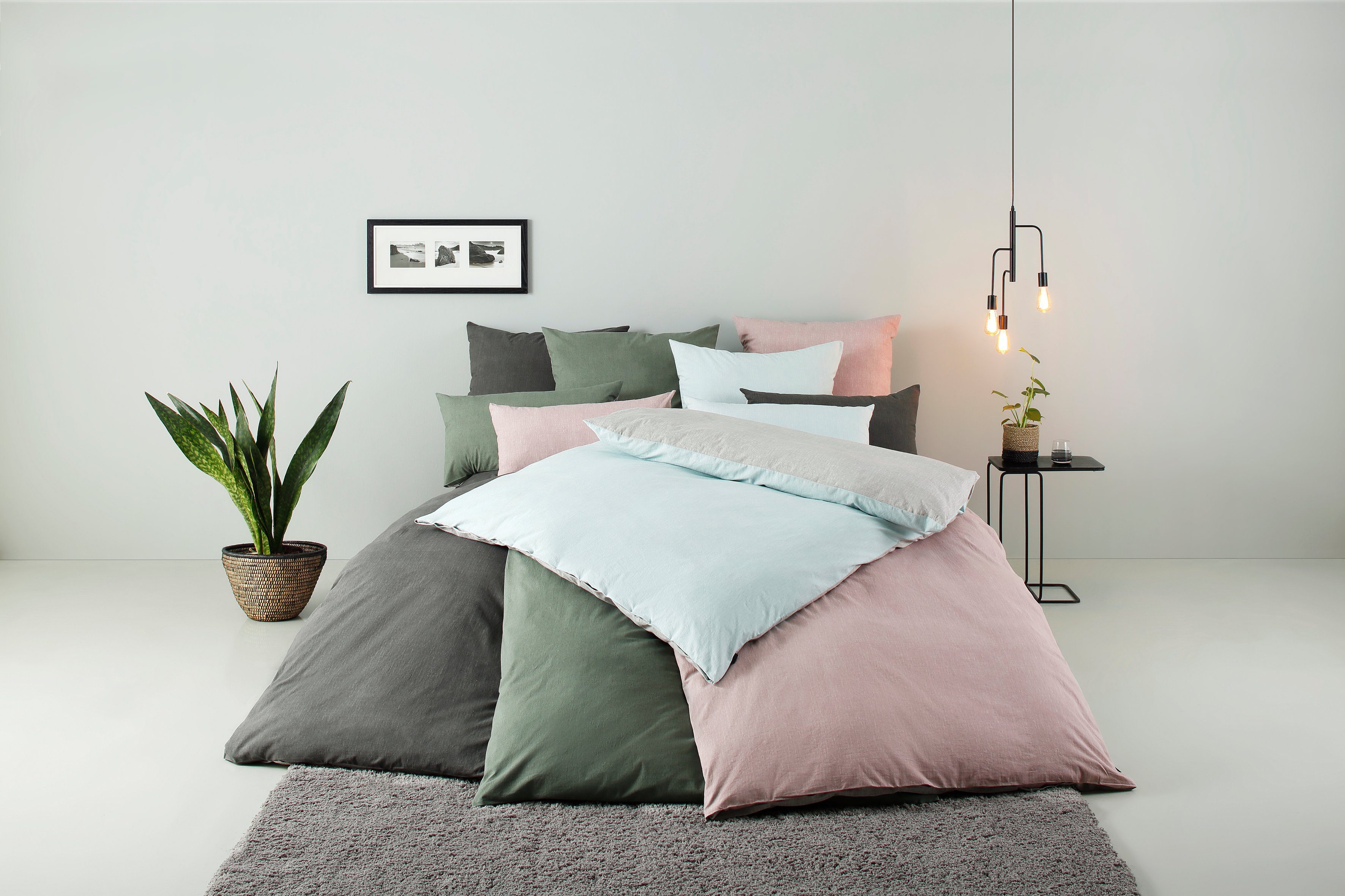 Bruno Banani Wendebettwäsche Merlin in Gr. 135x200 oder 155x220 cm, Linon, günstig online kaufen