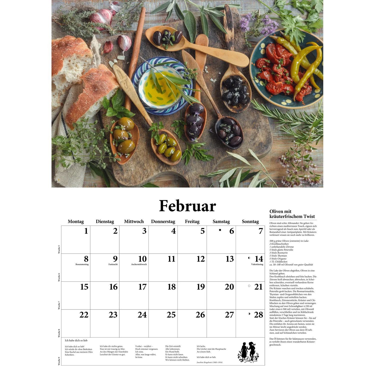 NEUMANN Wandkalender DuMonts neuer Küchenkalender 2027