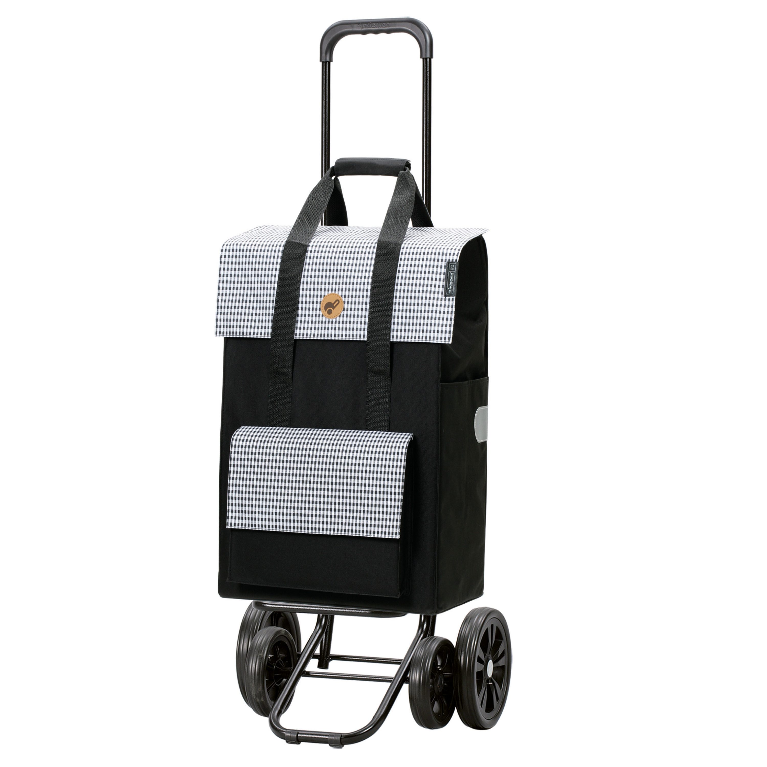 Andersen Einkaufstrolley Quattro Shopper Milla schwarz, klappbar, höhenvers günstig online kaufen