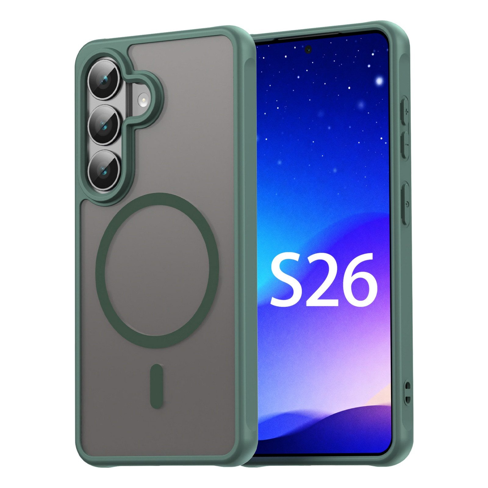betterfon Handyhülle für Samsung Galaxy Serie Schutzhülle Magnet Case Hülle magnetisch, Magnetisches Laden, mattes Design, kratzfest & stoßfest verarbeitet