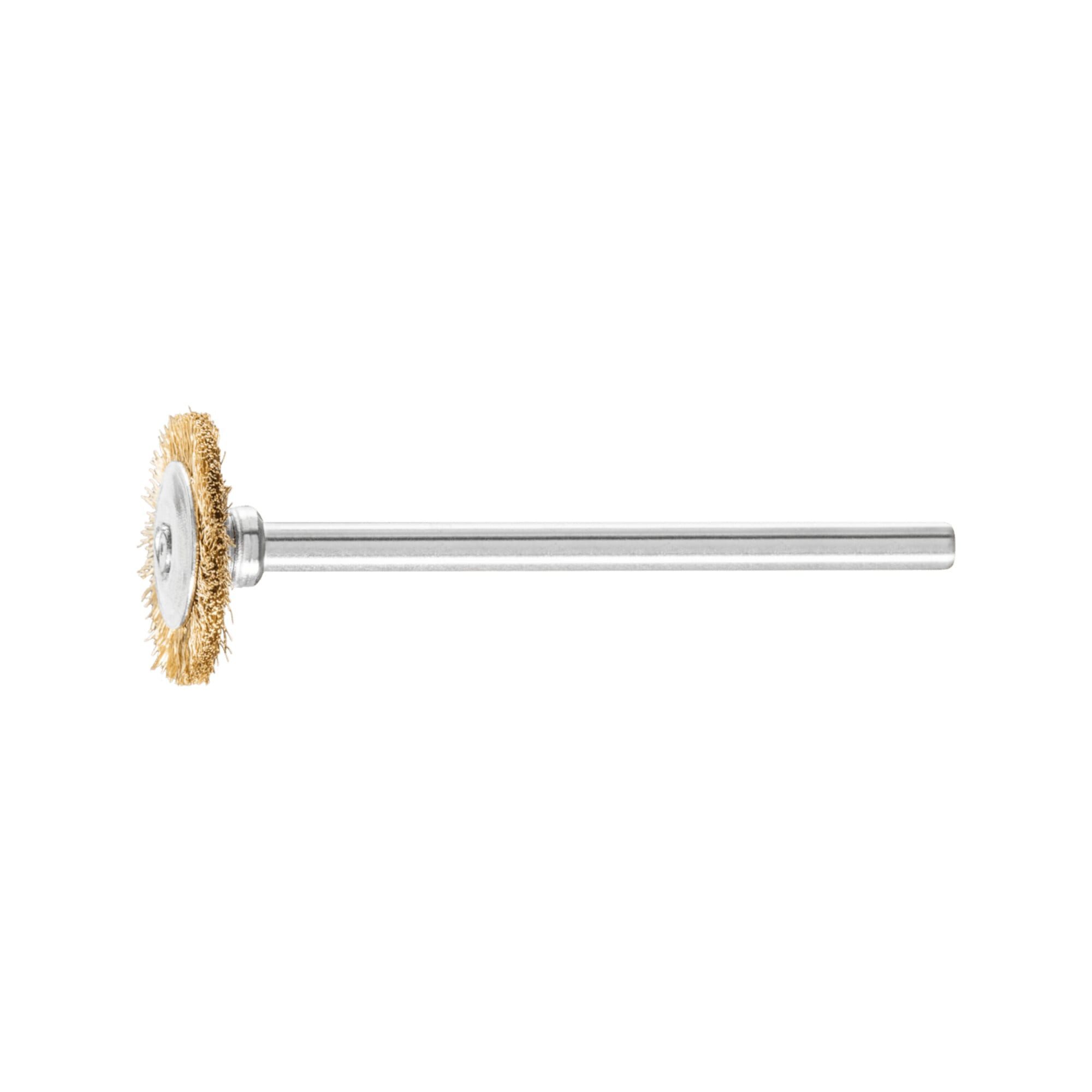 Pferd Rundbürste PFERD TOOLS Miniatur- Rundbürste RBU Ø16x2 mm Schaft-Ø3 mm Messing-Dra