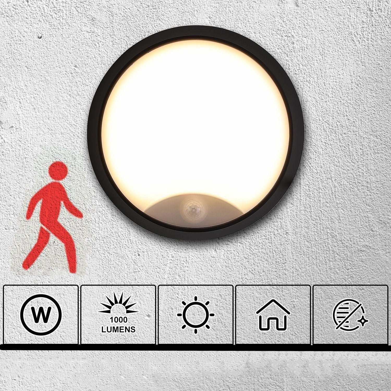 OULENBIYAR Wandleuchte LED Wandlampe Wand-Lampe mit günstig online kaufen