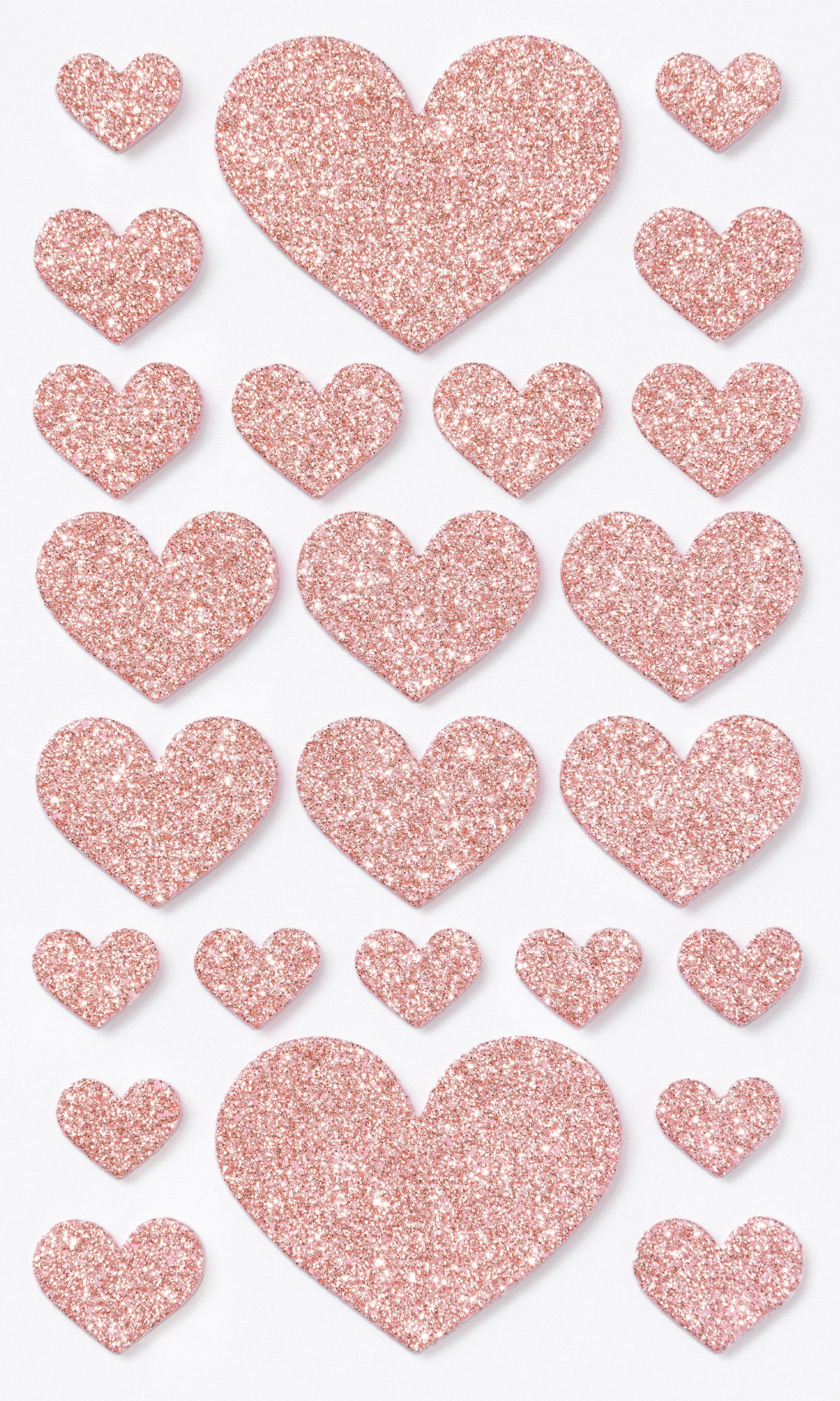 Thumbnail - Folia Sticker Moosgummi Glitter-Sticker, (50-tlg)
