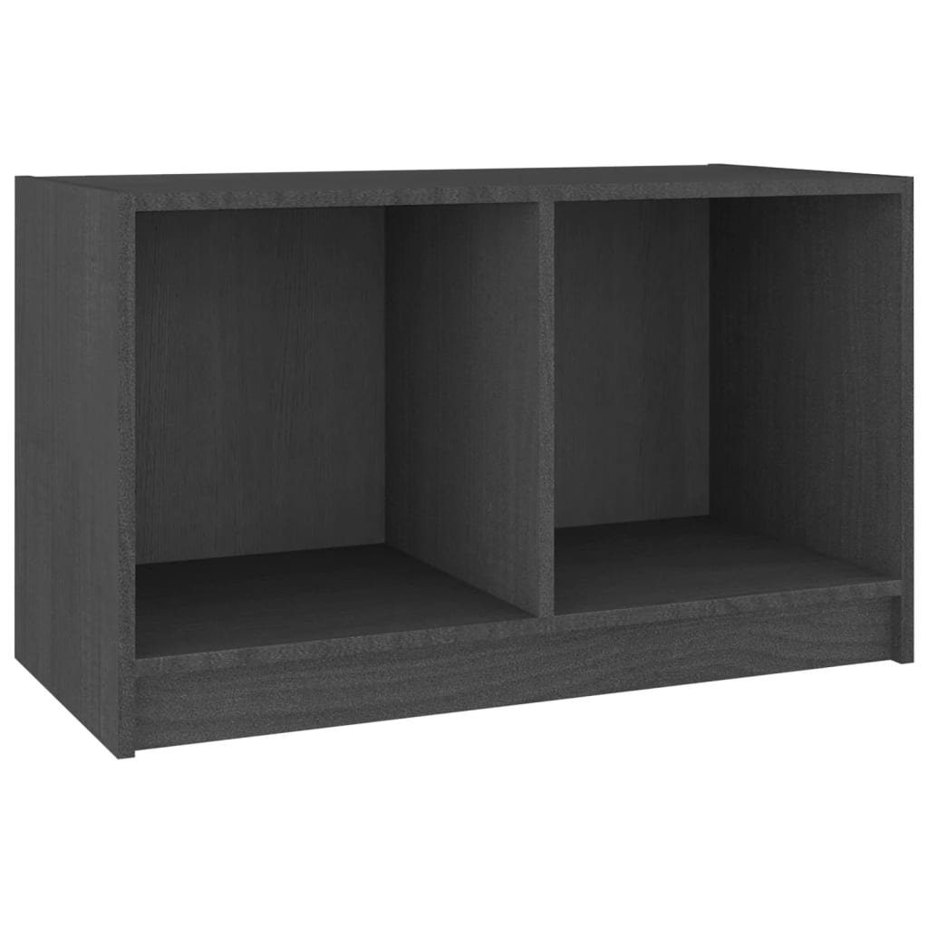 Kiefer Massivholz TV-Schrank furnicato cm 70x33x42 Grau