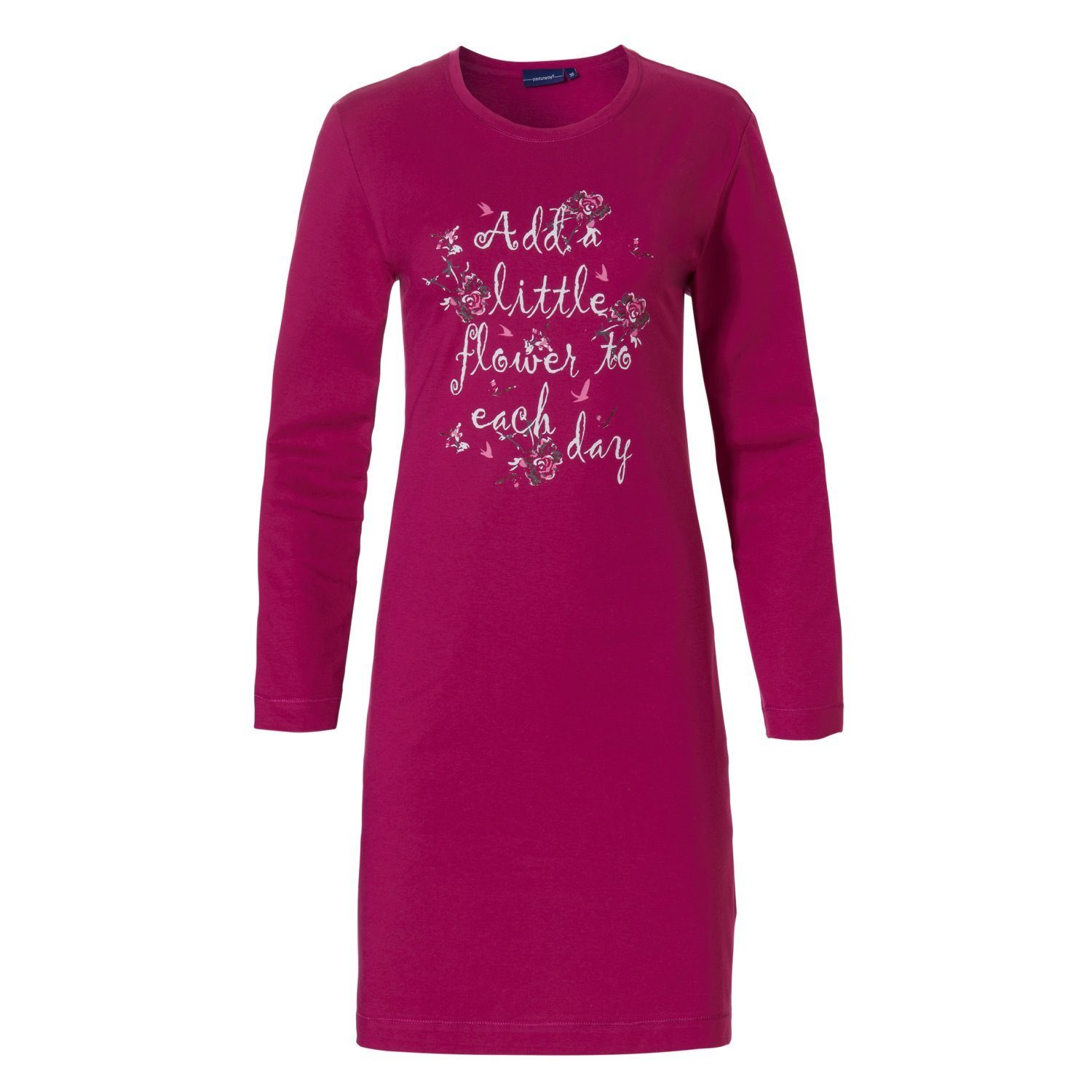 Nachthemd Damen Schlafshirt mit langem Arm