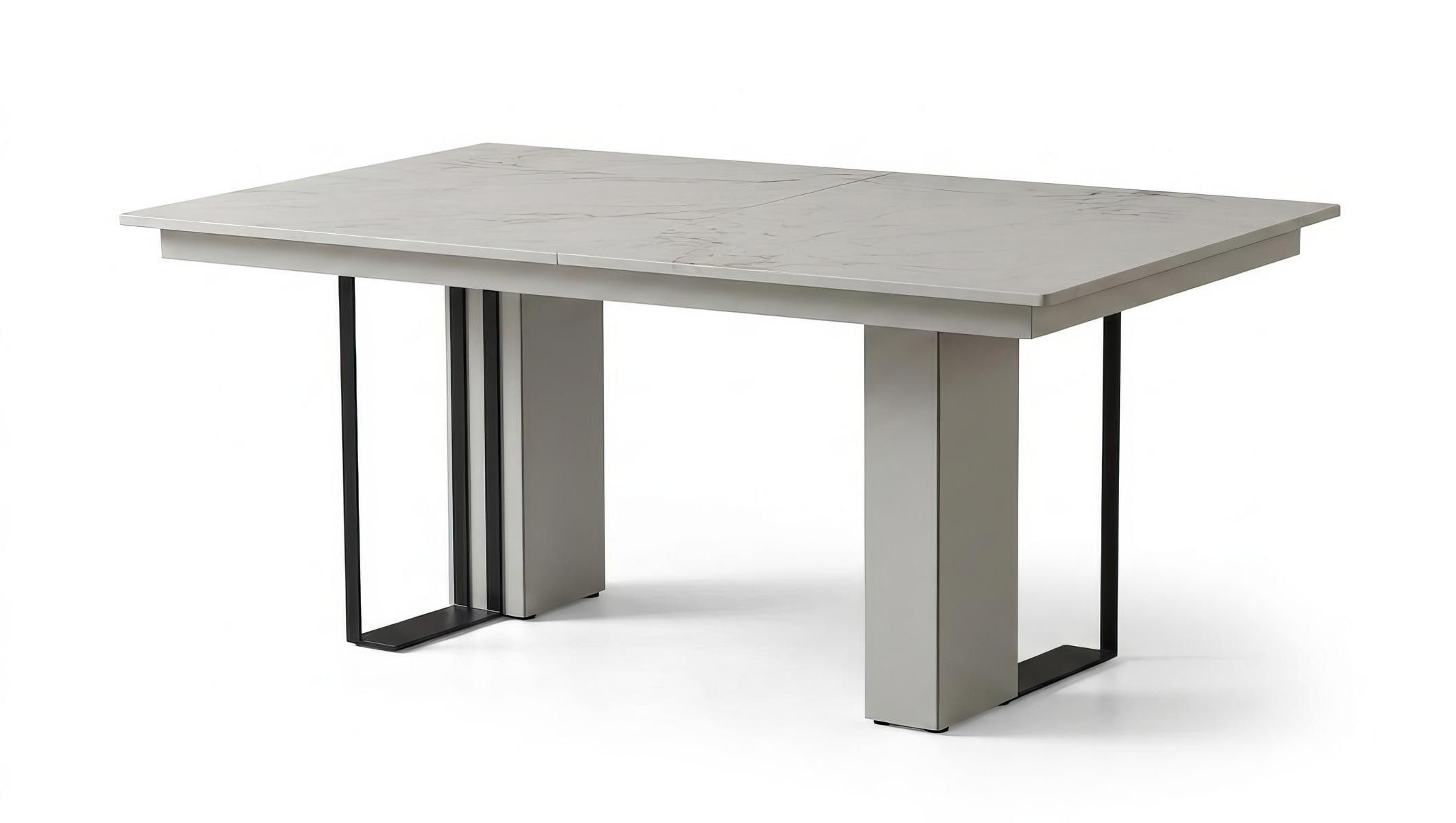 JVmoebel Essgruppe Esszimmer Set Esstisch Stuhl Modern Weiss Edel Design Luxus Gruppe, (5-tlg), Made in Europa
