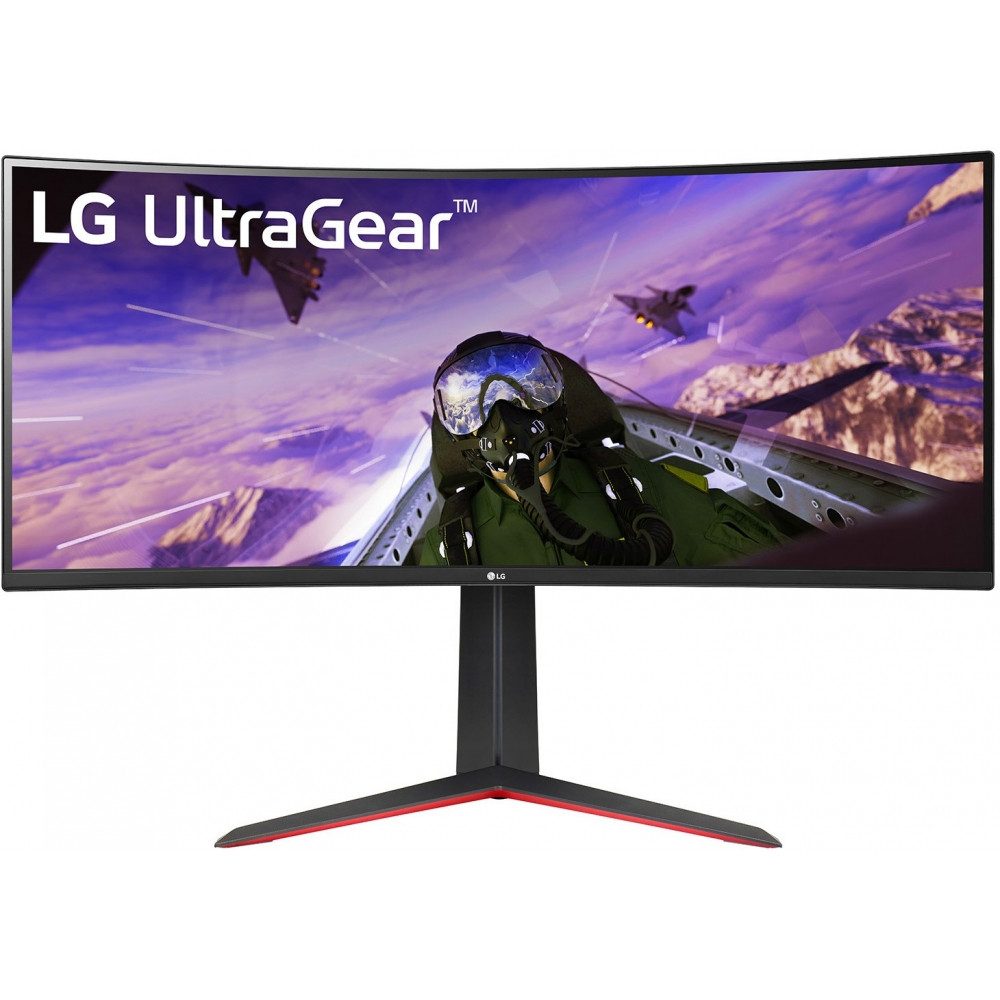 LGDM LG UltraGear 34GP63AP-B 34" Curved Gaming Monitor Curved-Gaming-Monitor (3440 x 1440 Pixel px, 3440 Pixel x 1440 Pixel, 5 ms Reaktionszeit, Curved Gaming-Monitor, Curved Gaming-Monitor)