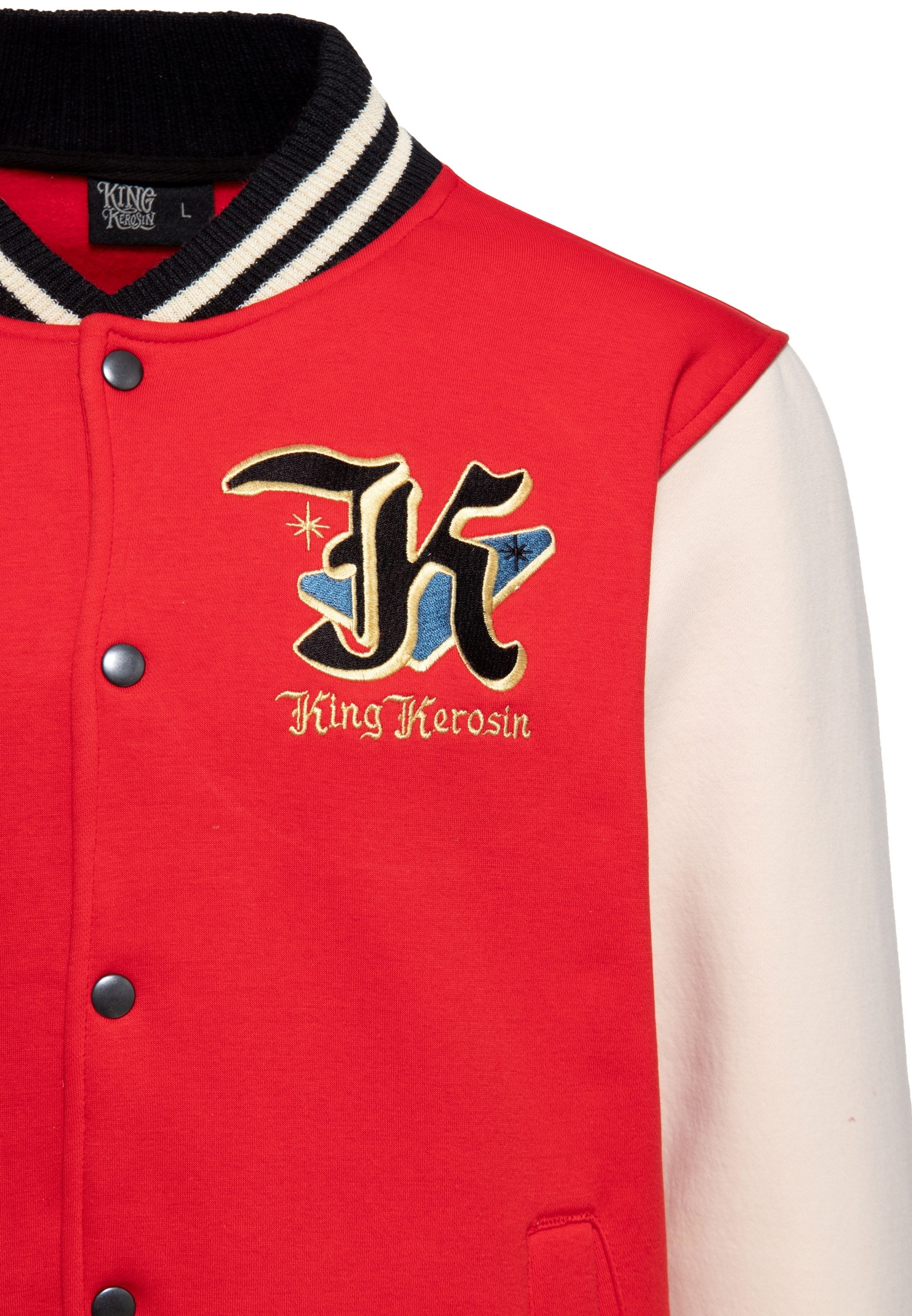 KingKerosin Collegejacke Detroit Greaser (1-St) im 50s Style