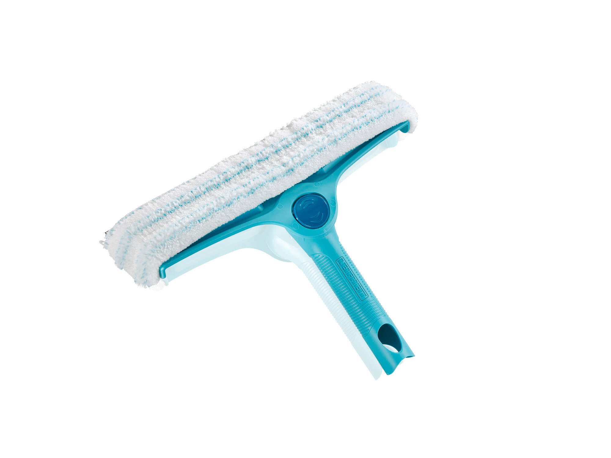 Leifheit Fenstersauger Fenster- & Rahmenwischer 4in1, vier Anwendungen, Wischpad waschbar bei 40°C, Abziehlippe 32cm