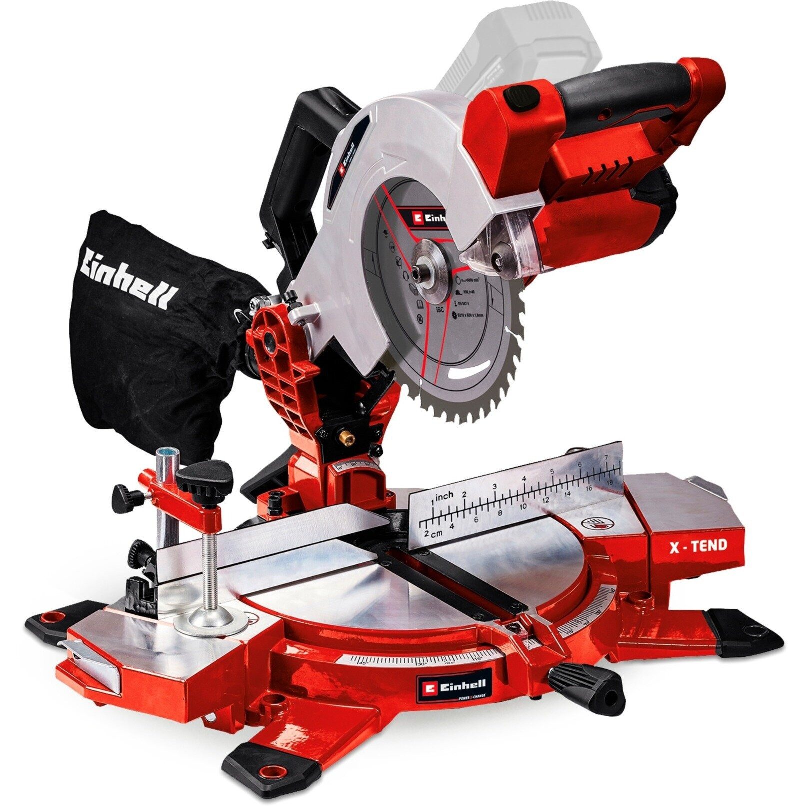 Einhell Akku-Kapp-Gehrungssäge Einhell TE-MS 18/210 Li Solo Akku-Kappsäge