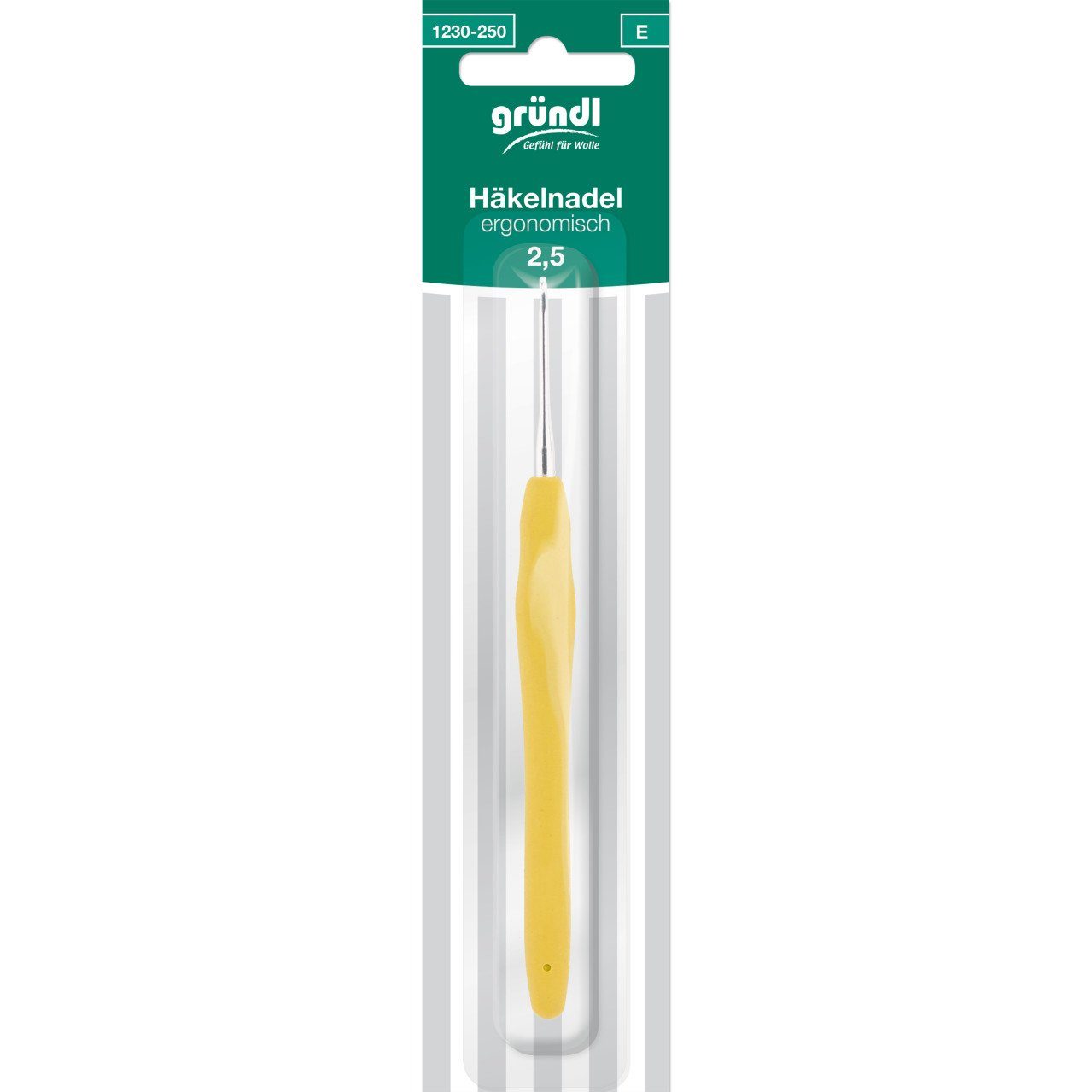 Gründl Гачки для в'язання Gründl Ergonomische Häkelnadel 2,50 mm