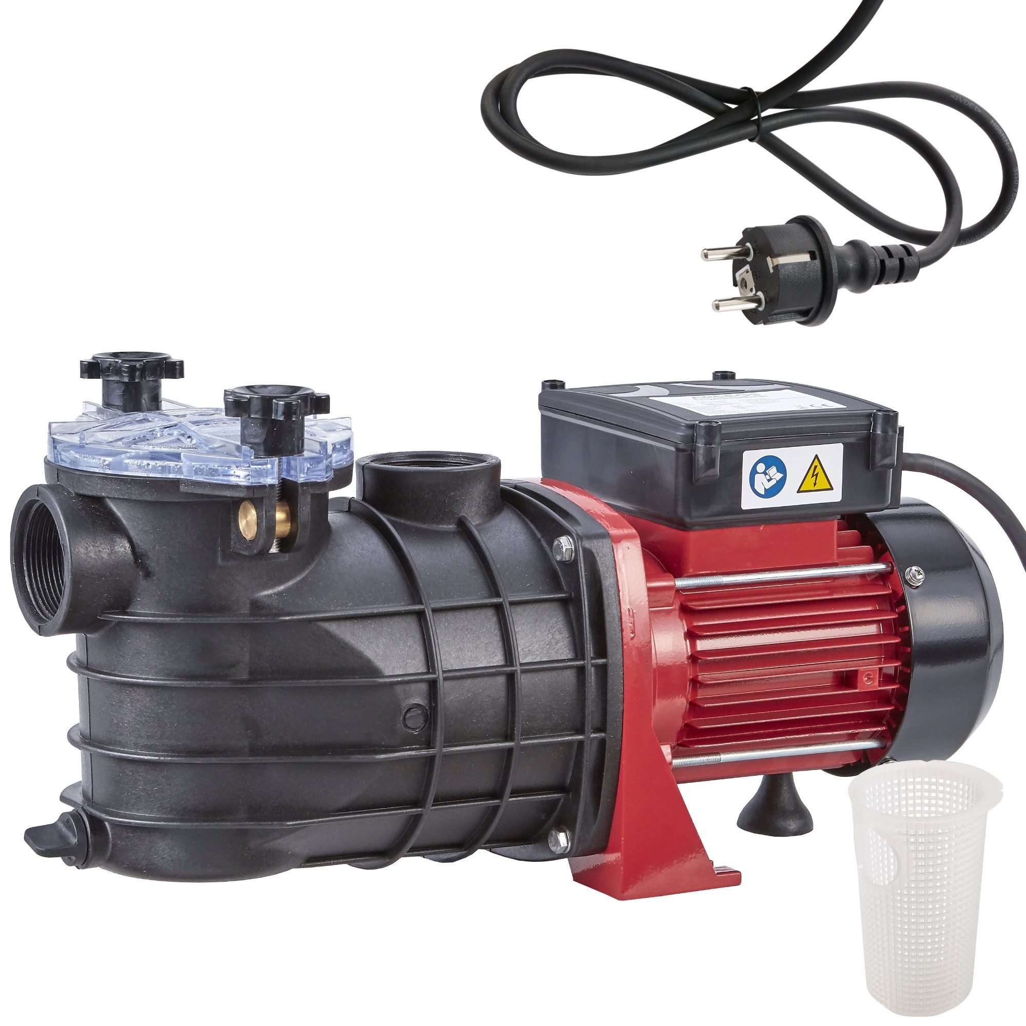Arebos Pool-Filterpumpe Schwimmbadpumpe Umwälzpumpe Poolpumpe Filterpumpe günstig online kaufen