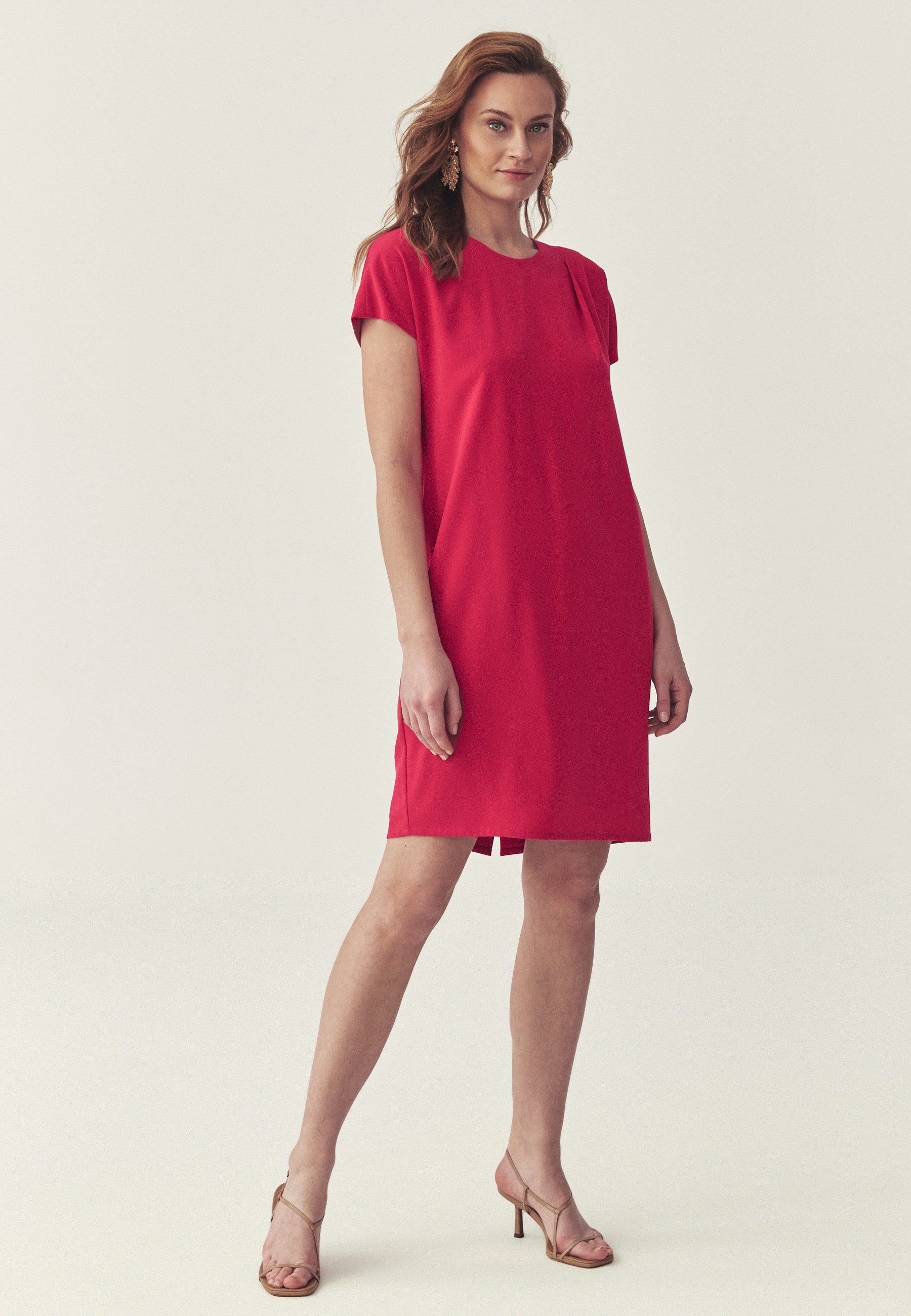 TATUUM Midikleid Pink Woven Dress - Winter – Bild 2 von 5