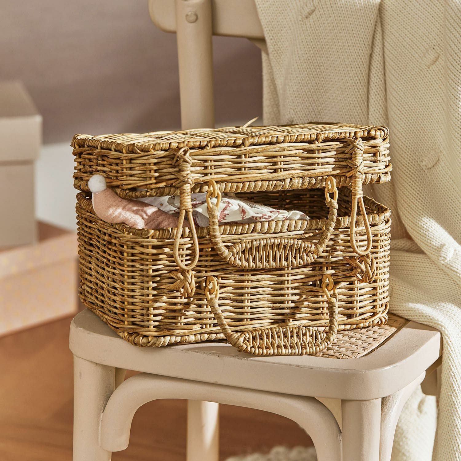 Mirabeau Kinderkoffer Koffer Fableton braun