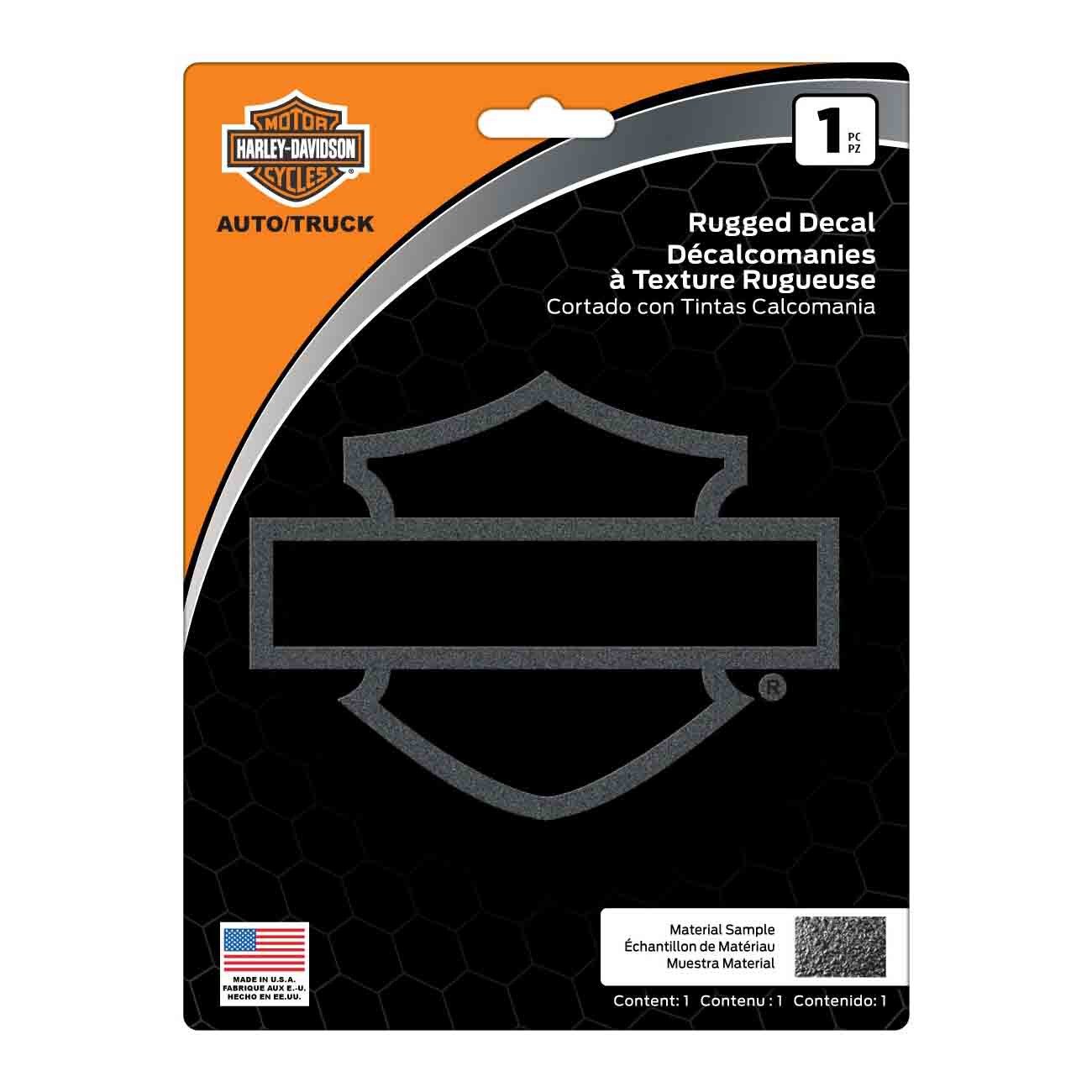 Aufkleber Chroma Silhouette B&S Bar & Shield Textured Specialty Schwarz CG27012