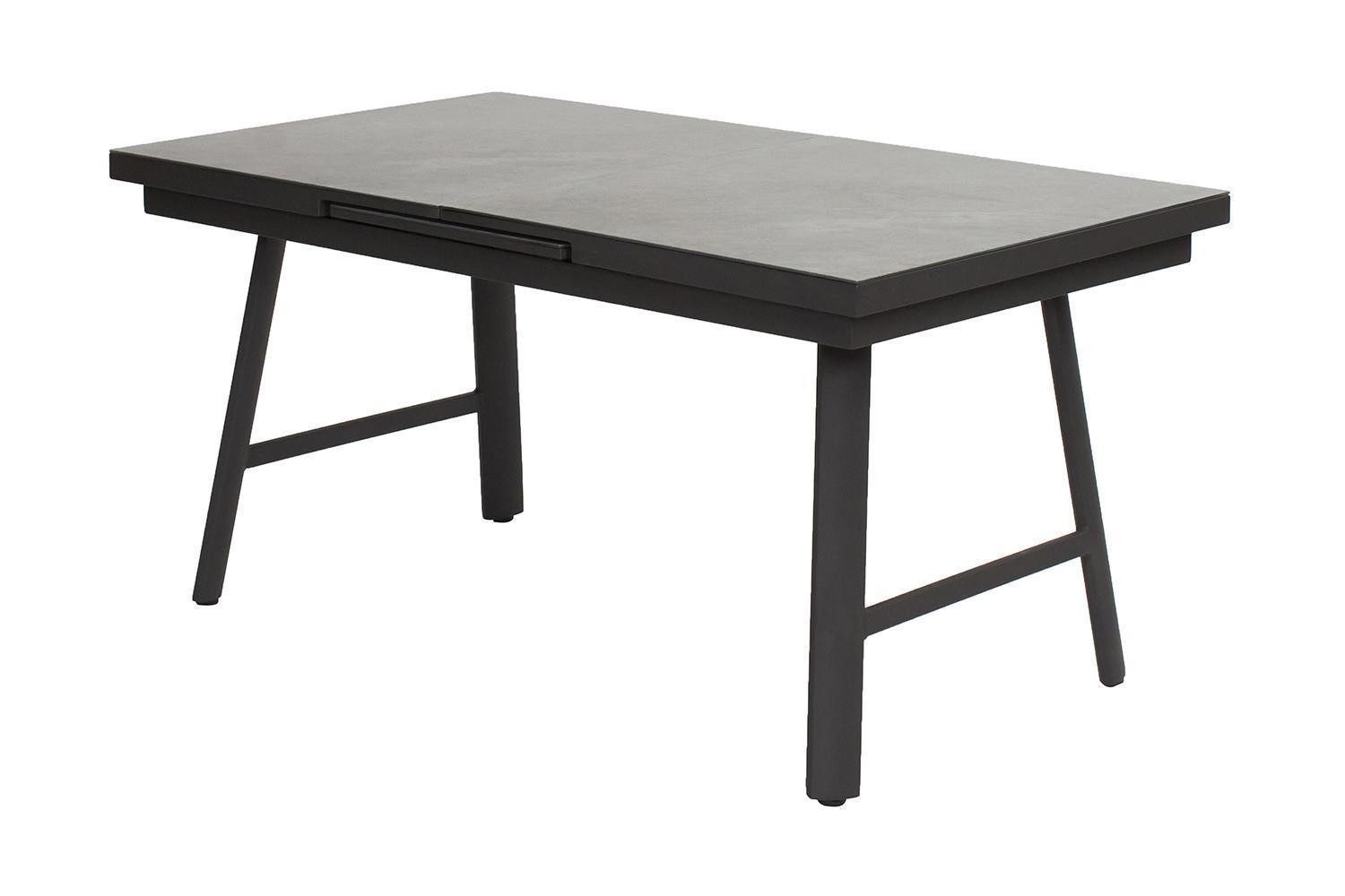 Outdoor Gartentisch BONDINO, Anthrazit, Grau, Aluminium, günstig online kaufen