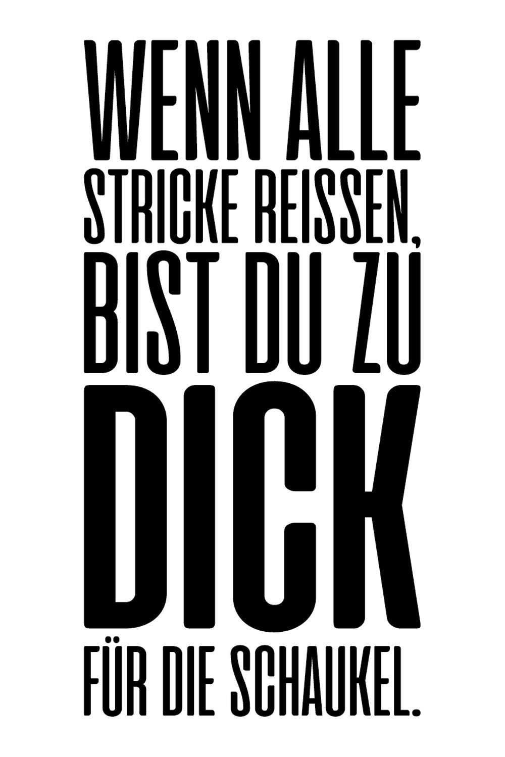 queence Wanddekoobjekt Wenn alle Stricke reissen, ..., Stahlschild, Blechschild, Spruch, Witzig, Wanddeko, retro, 20x30cm