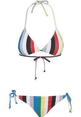 URBAN CLASSICS Bügel-Tankini Damen Ladies Stripe Bikini