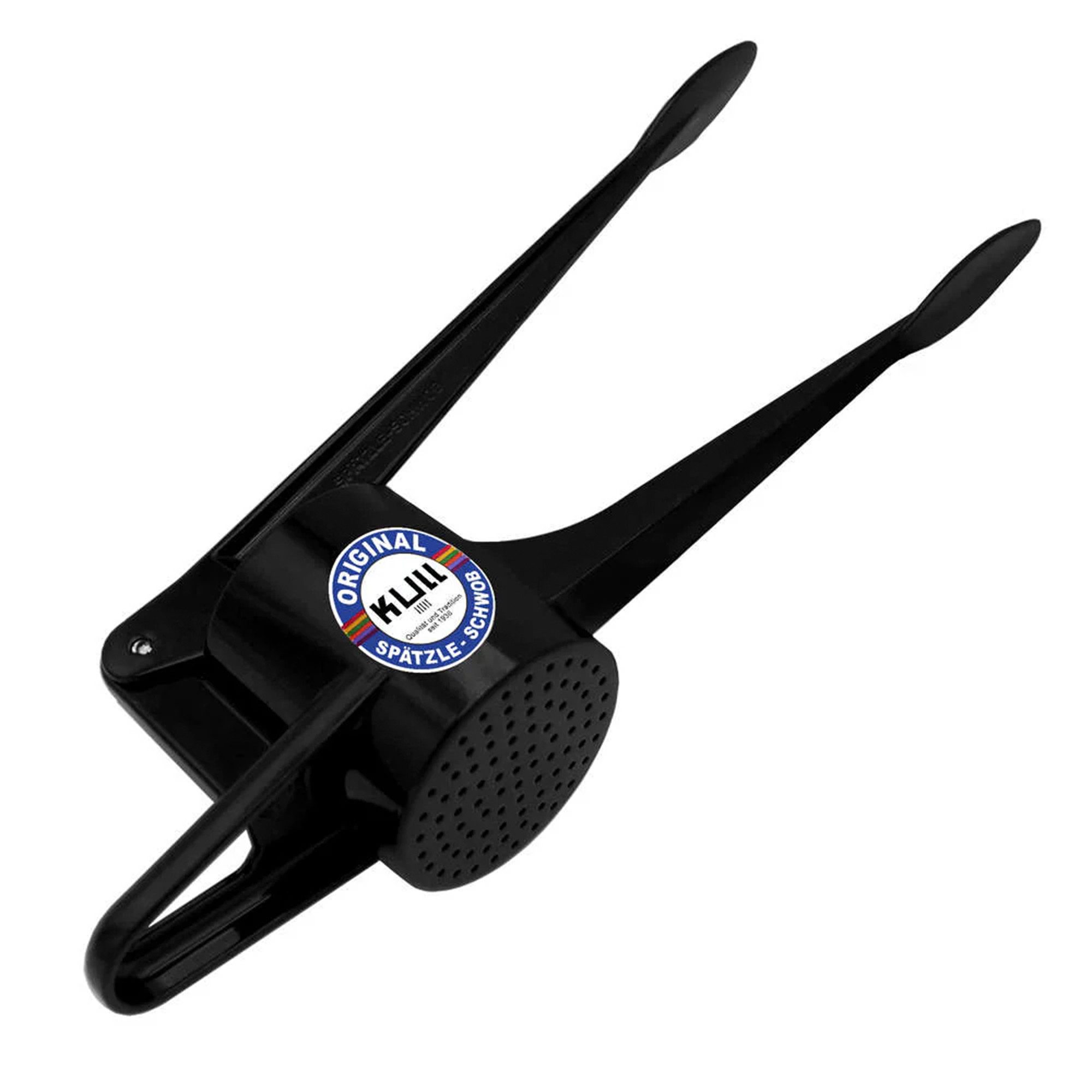 Kull Spätzlepresse Kull Spätzlepresse, für Spülmaschine geeignet, SCHWOB - Runde Lochform - Lange Spätzle, Spülmaschinengeeignet, große Farbauswahl, robustes Aluminium